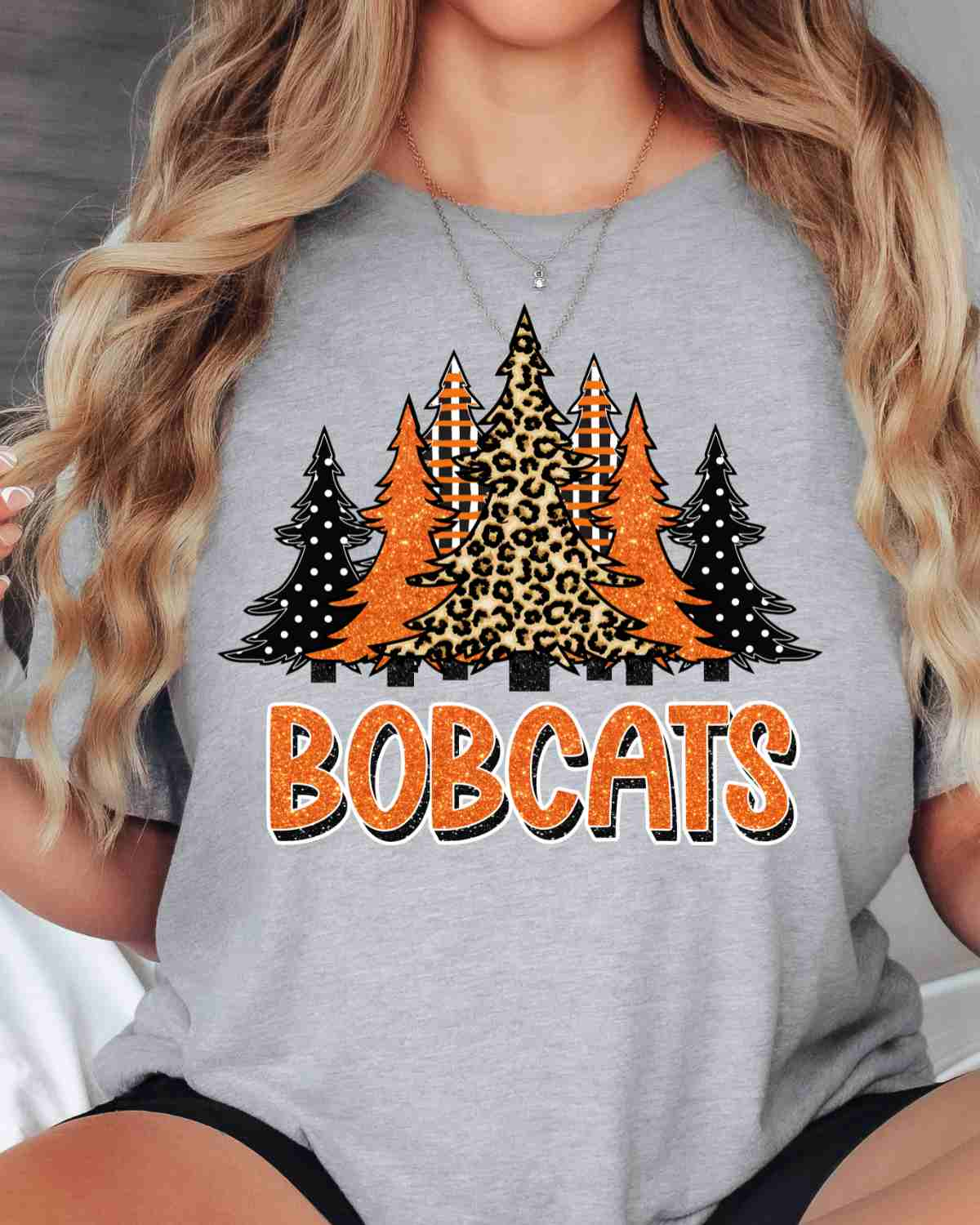 Bobcats Christmas Trees DTF Transfer