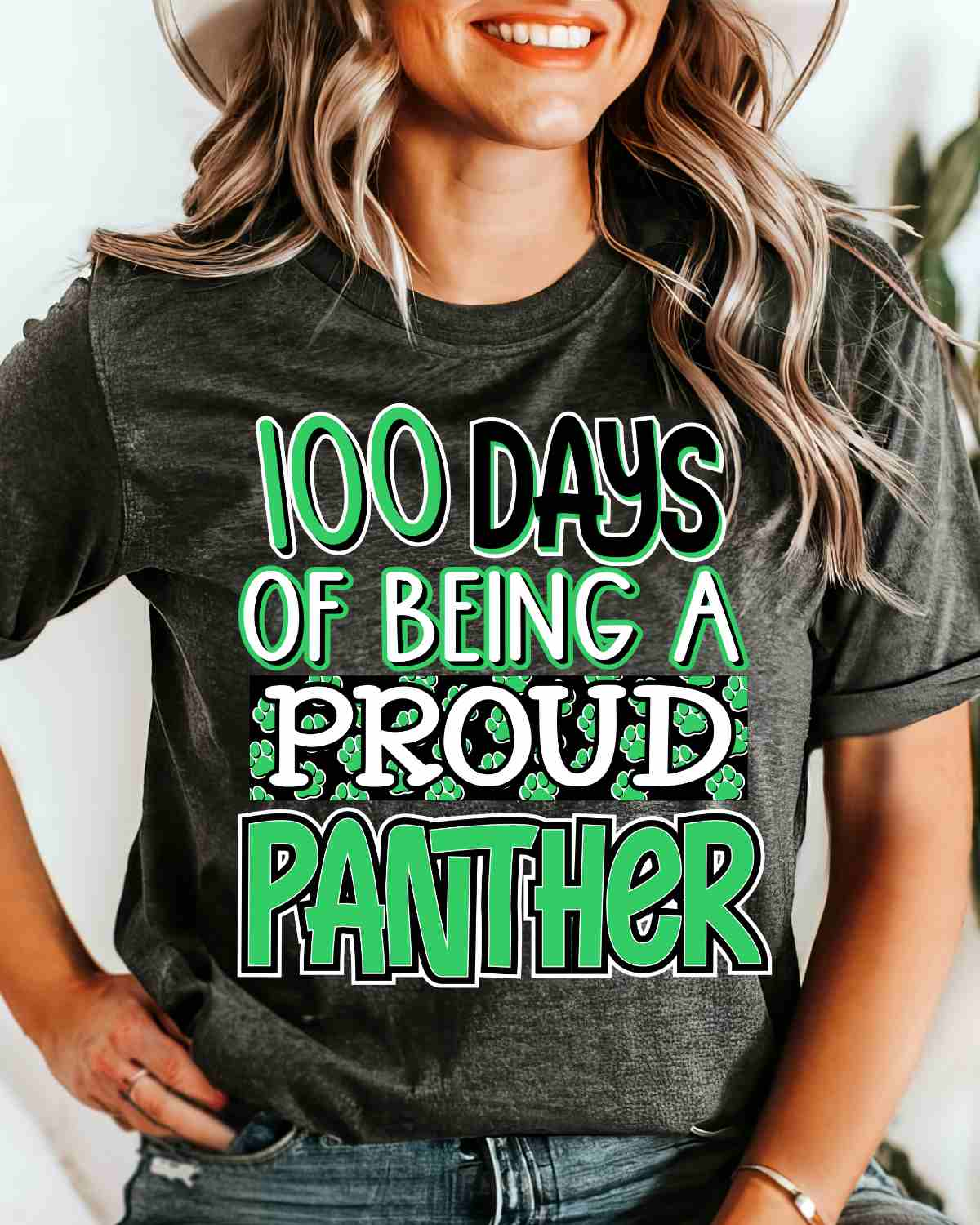 100 Days of being a Proud Panther DTF Transfer