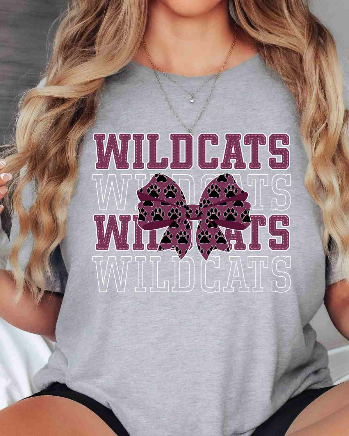 Wildcats Repeating Bow DTF Transfer