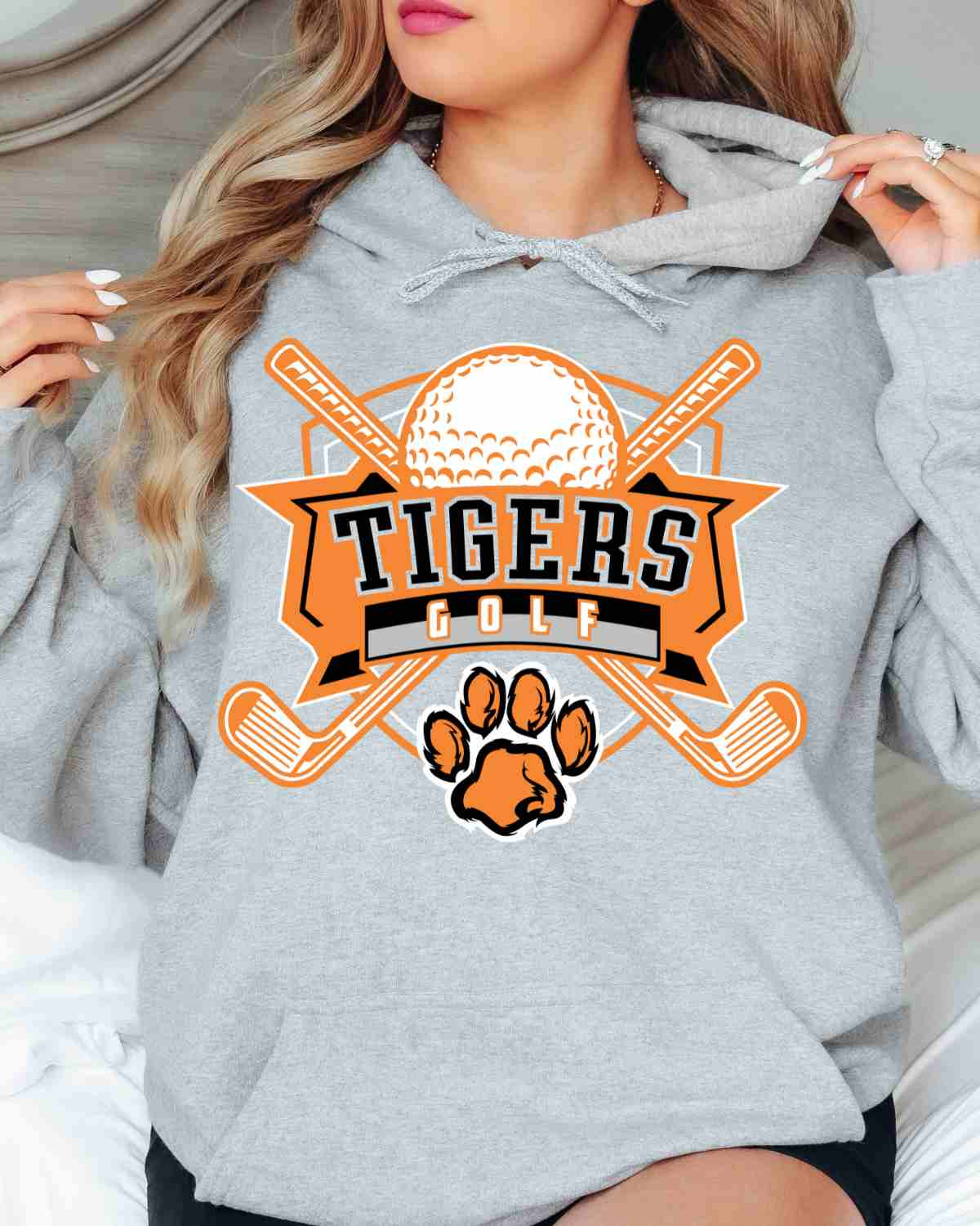 Tigers Golf Badge DTF Transfer