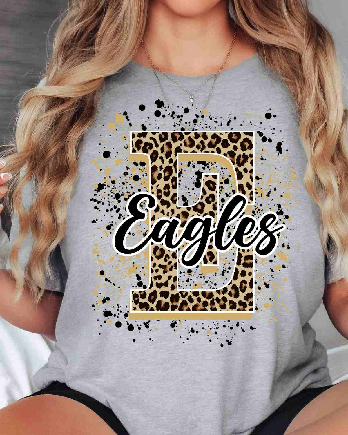 Eagles Letter Splatter DTF Transfer