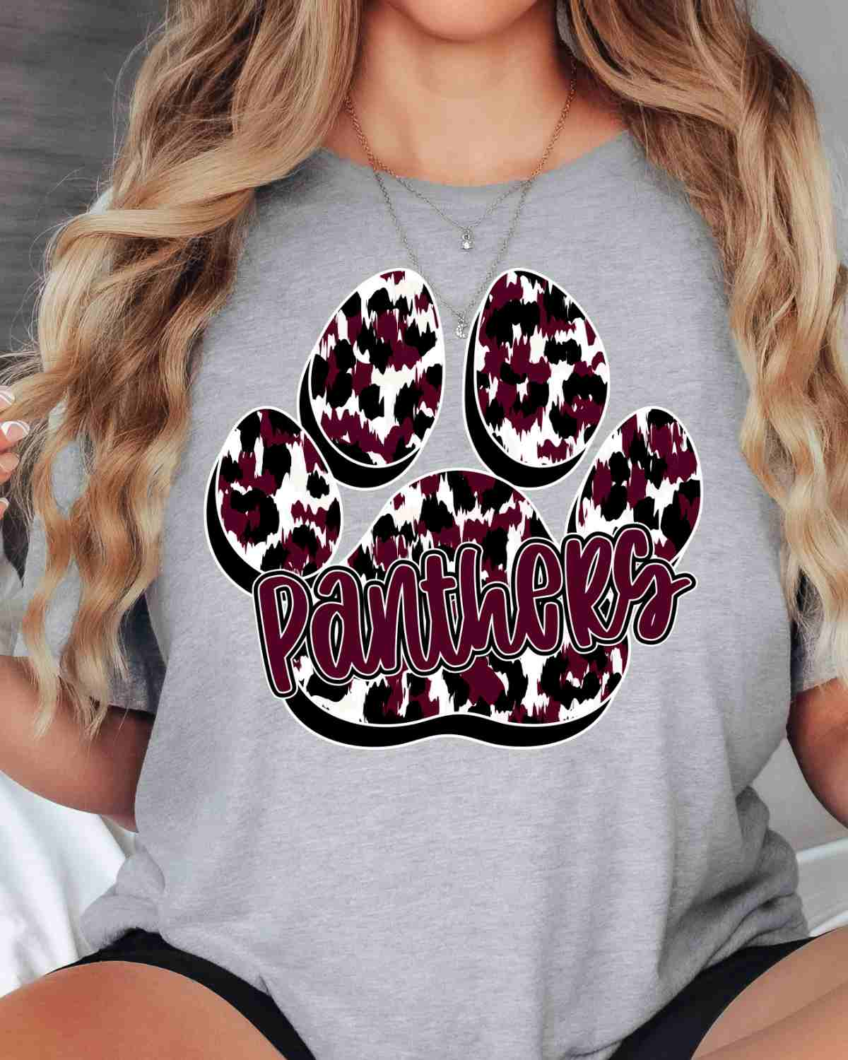 Panthers Paw Print DTF Transfer