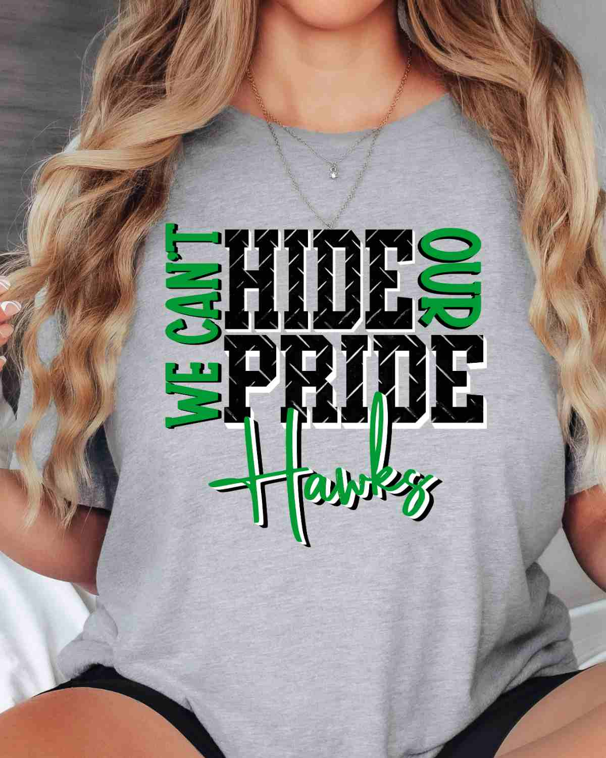 We Can't Hide Our Pride Hawks DTF Transfer