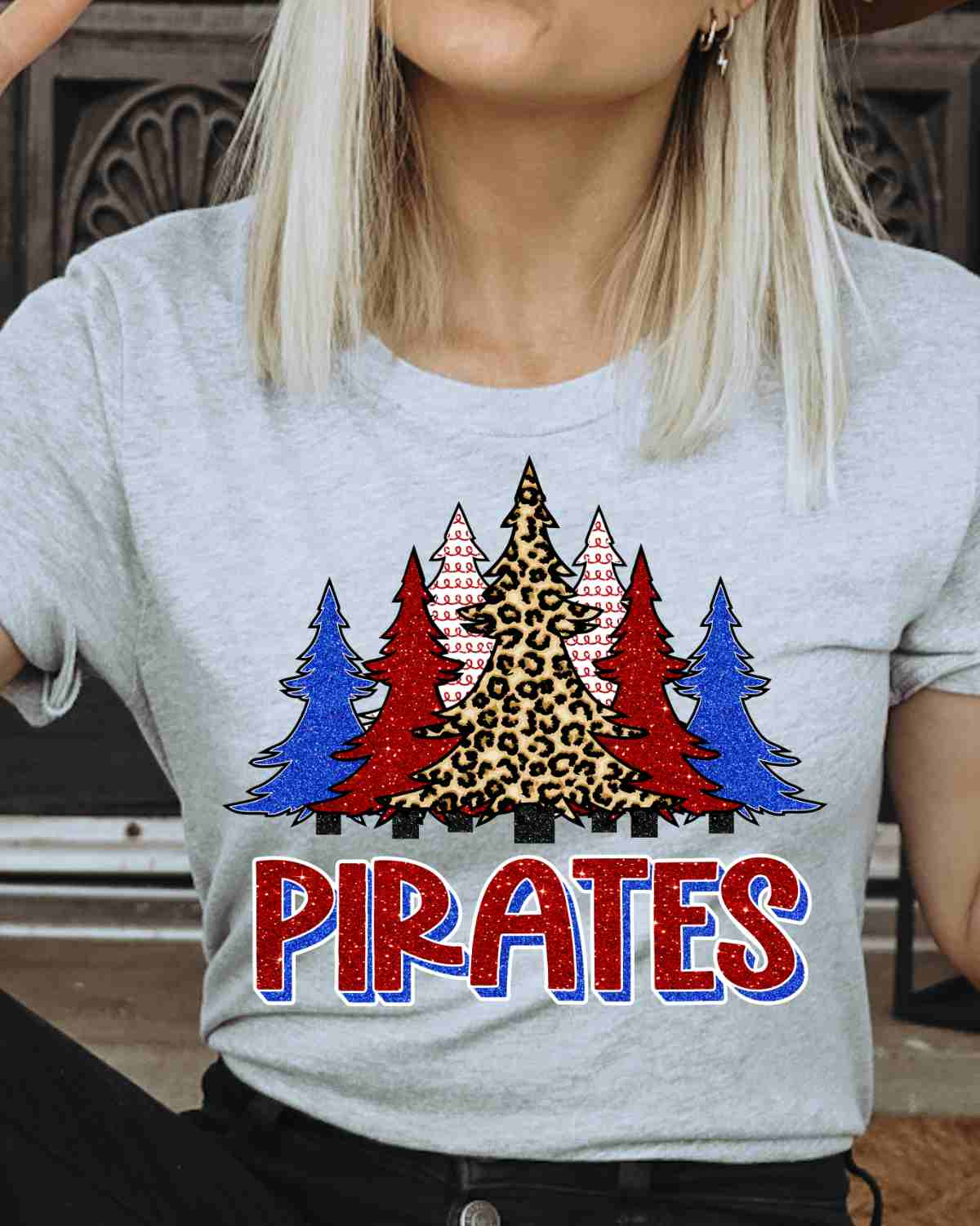 Pirates Christmas Trees DTF Transfer