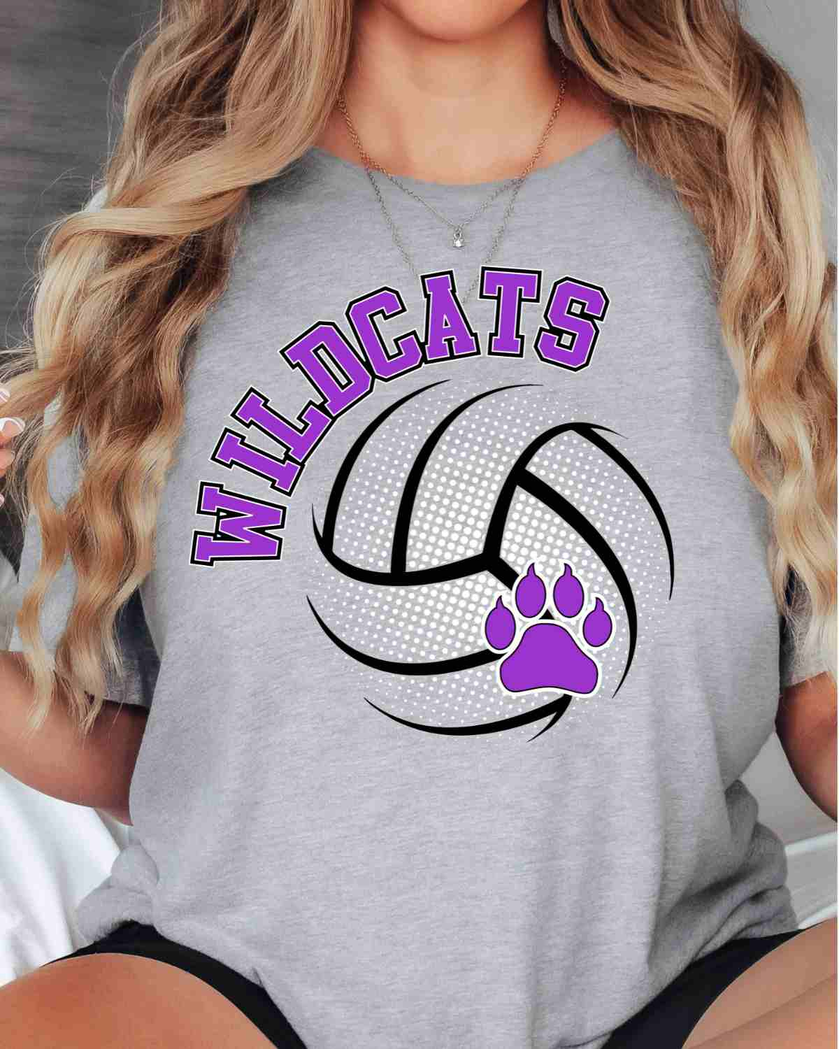 Wildcats Volleyball Halftone DTF Transfer