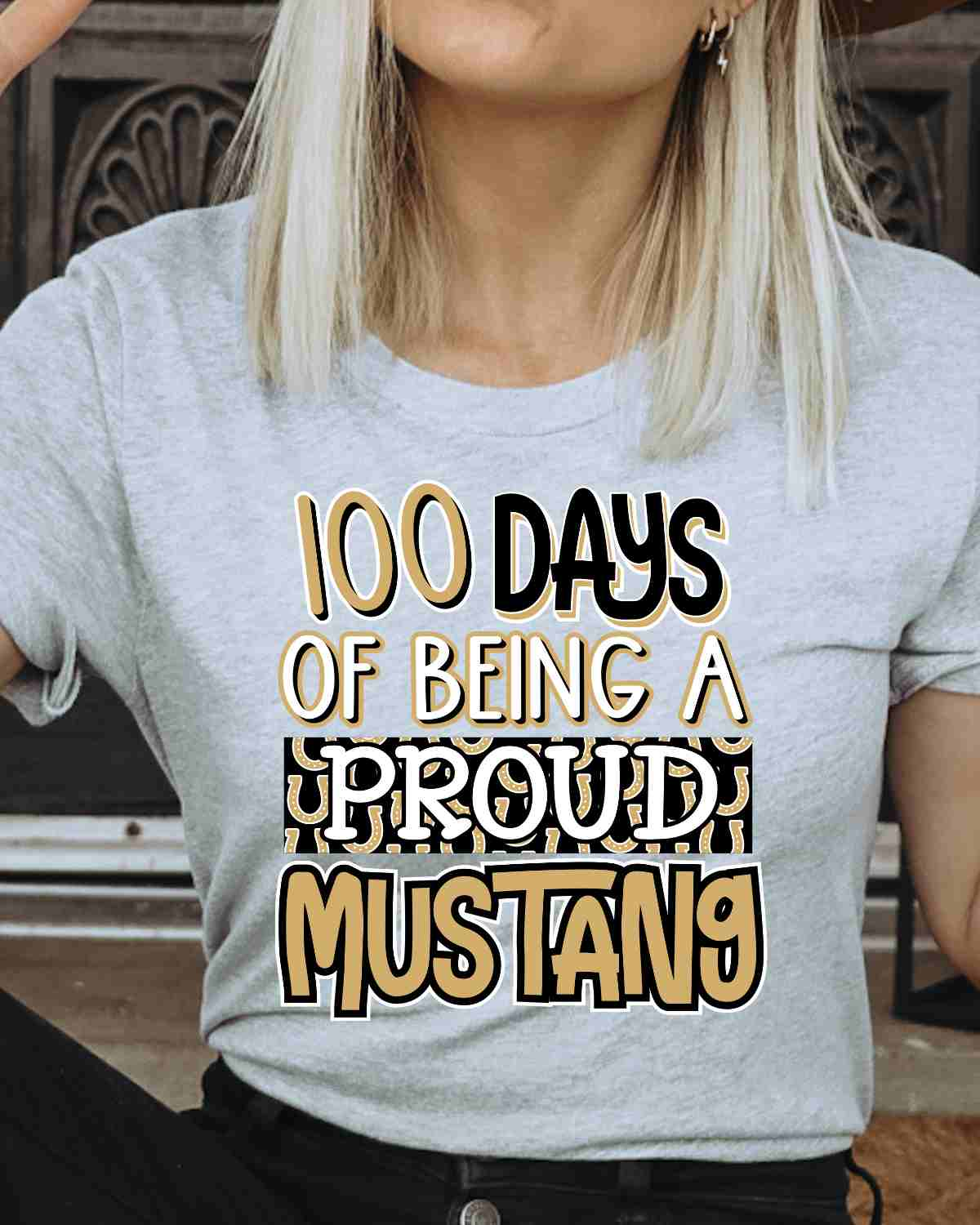 100 Days of Being a Proud Mustang DTF Transfer