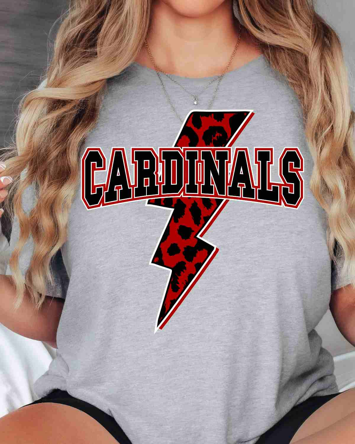 Cardinals Lightning Bolt DTF Transfer