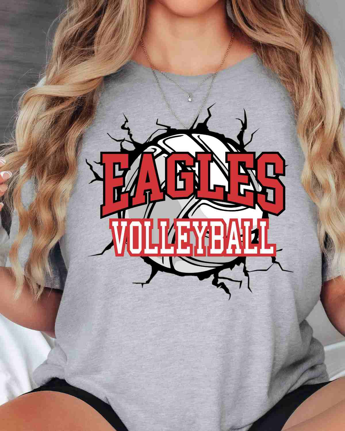 Eagles Volleyball Break Through DTF Transfer