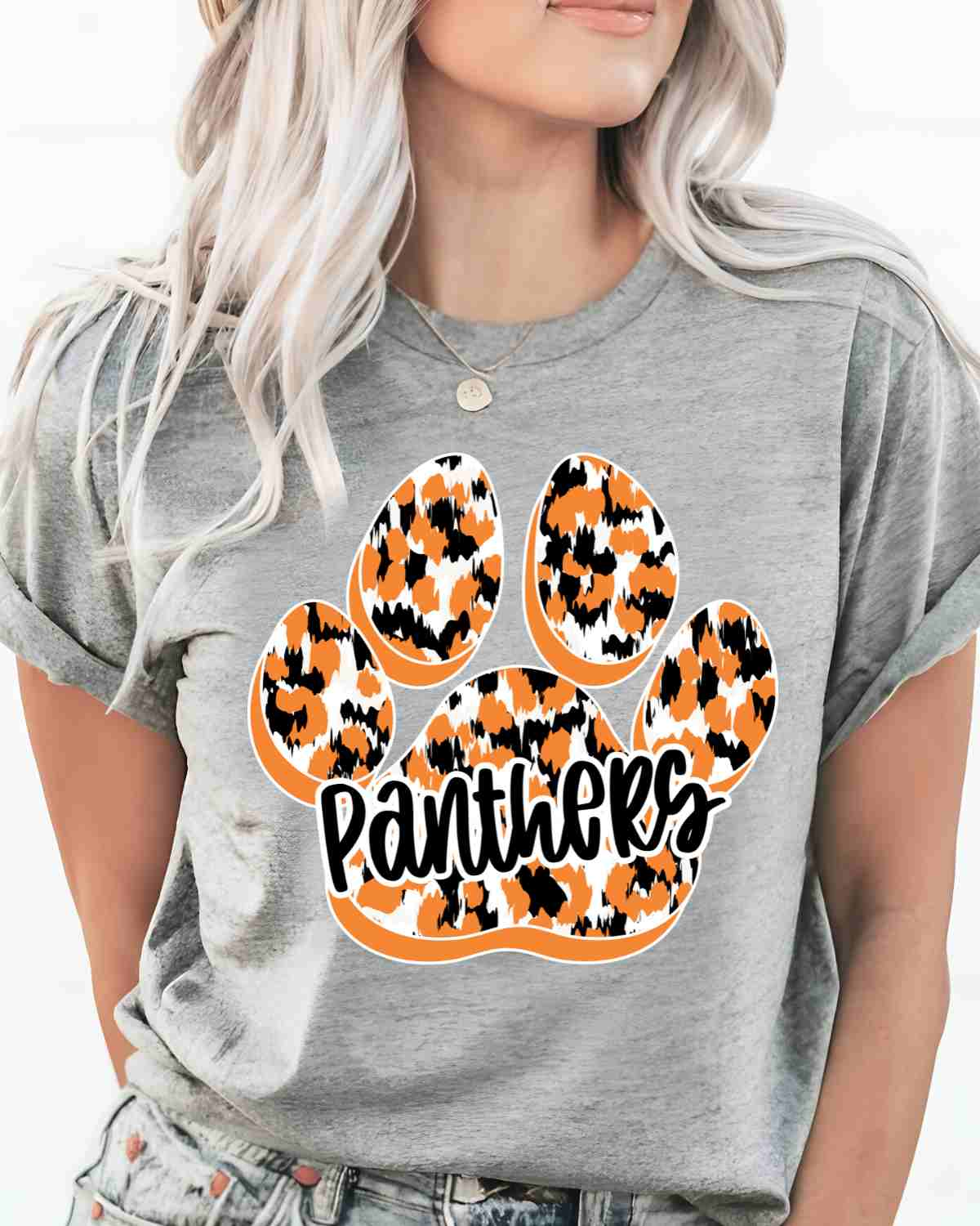 Panthers Paw Print DTF Transfer