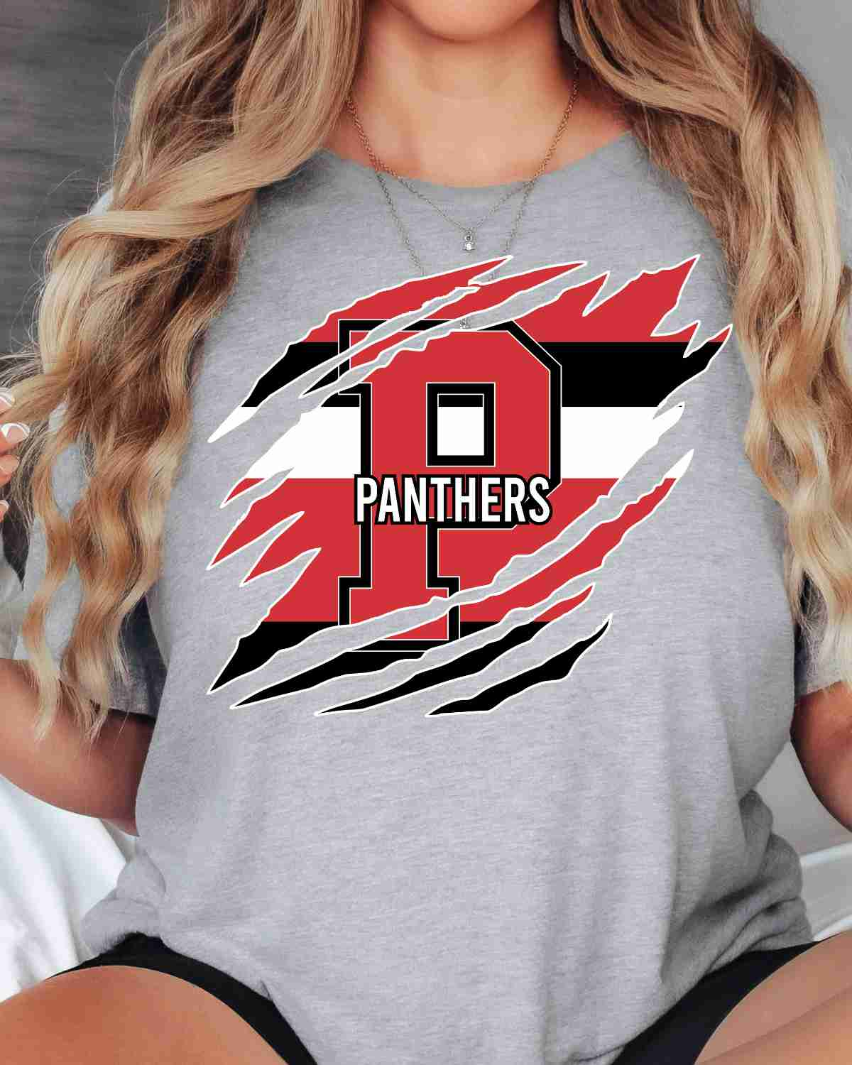 Panthers Swash Claw Mark DTF Transfer