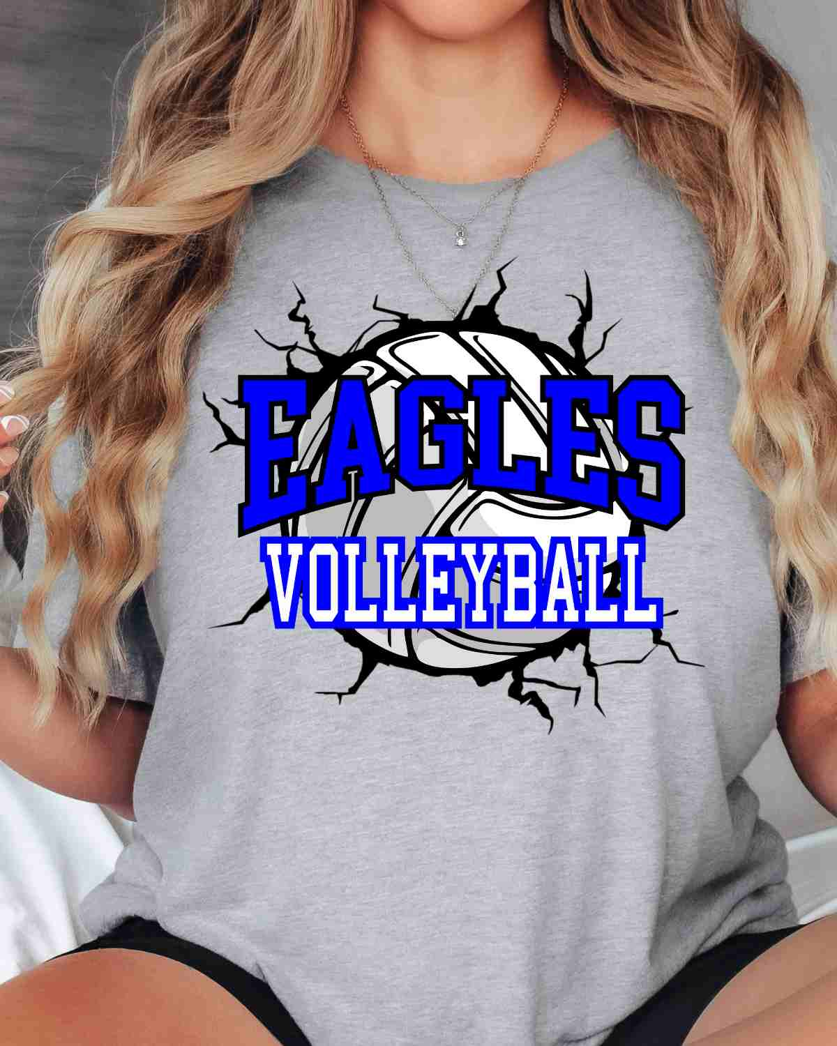 Eagles Volleyball Break Through DTF Transfer