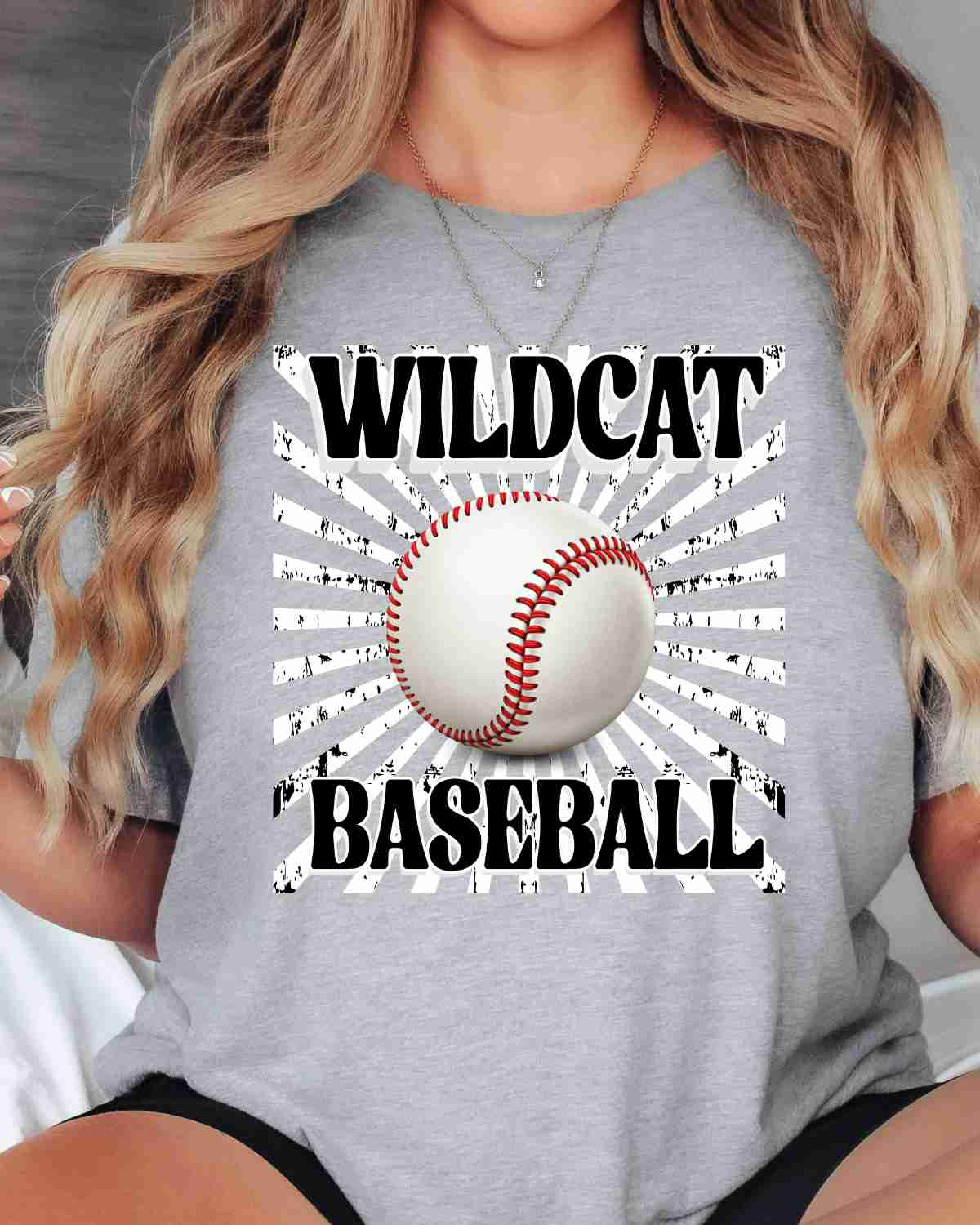 Wildcat Baseball Starburst Retro DTF Transfer