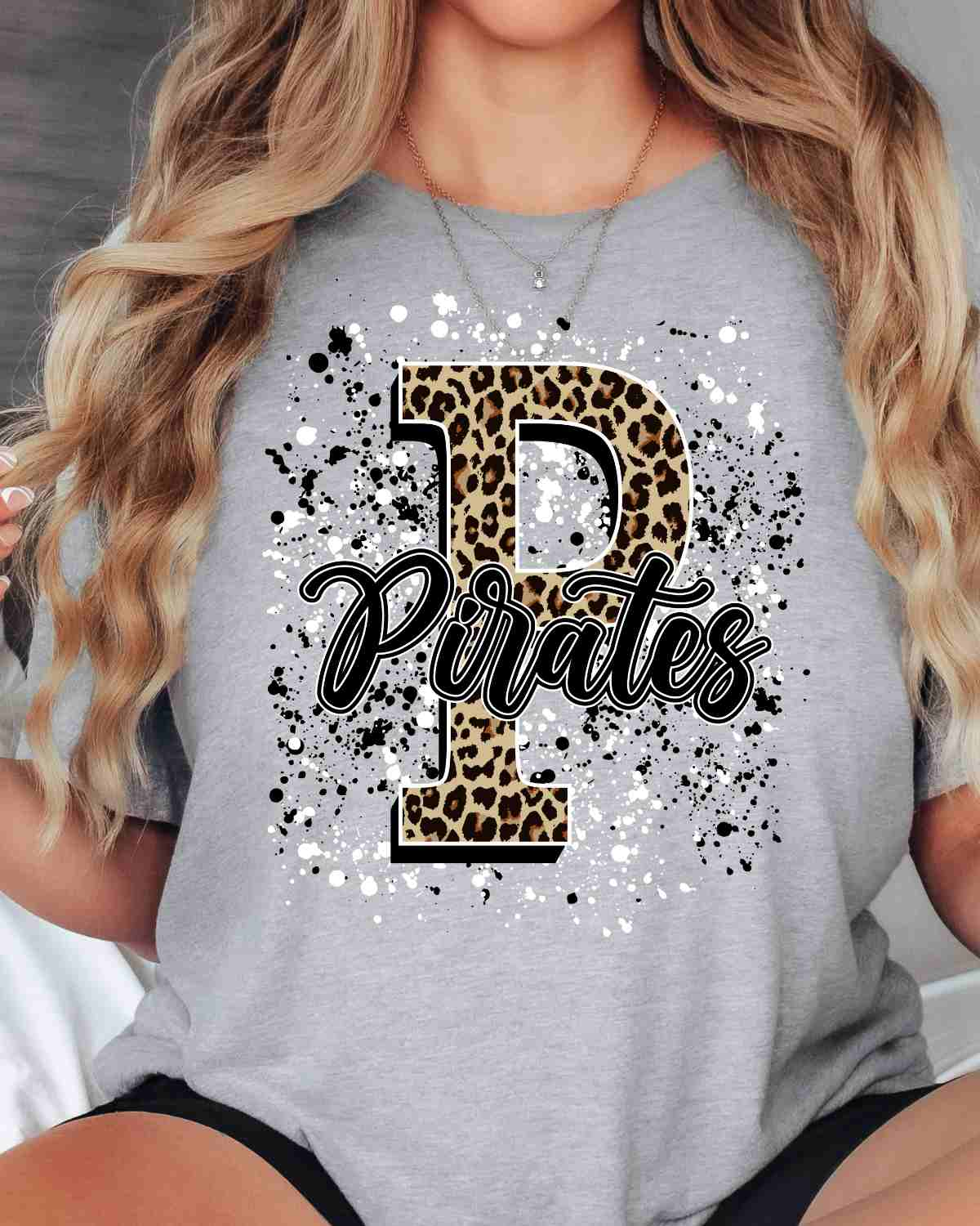 Pirates Letter Splatter DTF Transfer