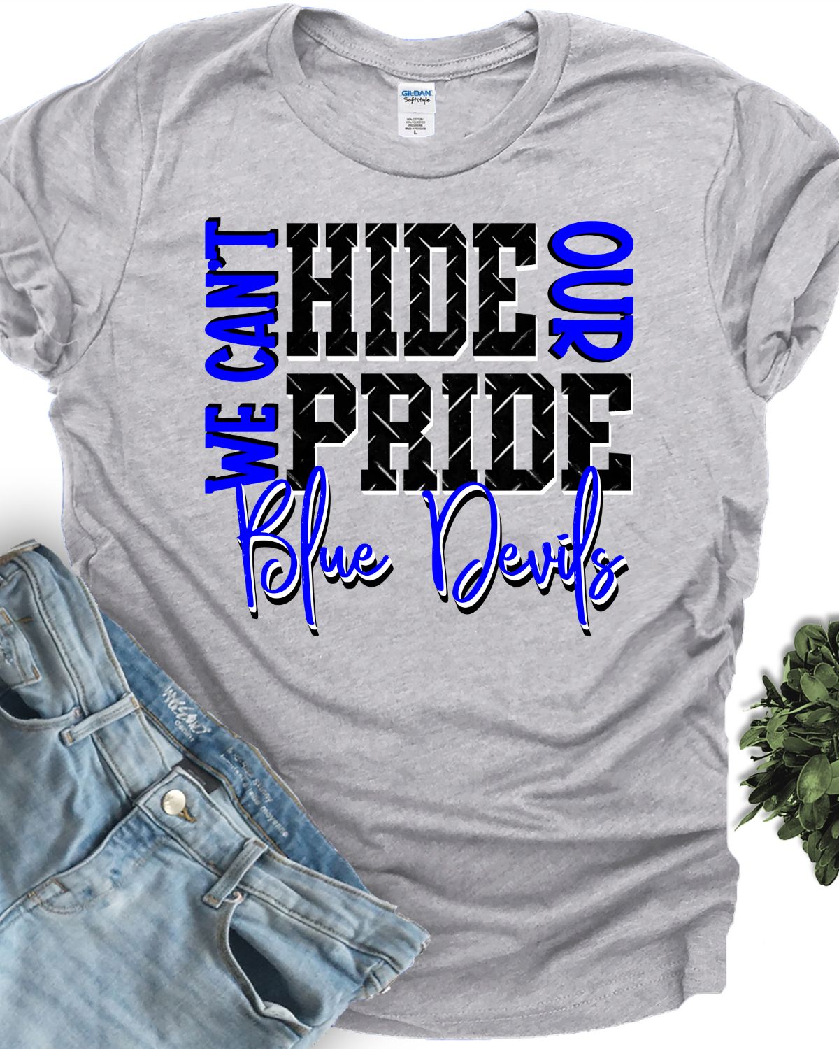 We Can't Hide Our Pride Blue Devils DTF Transfer