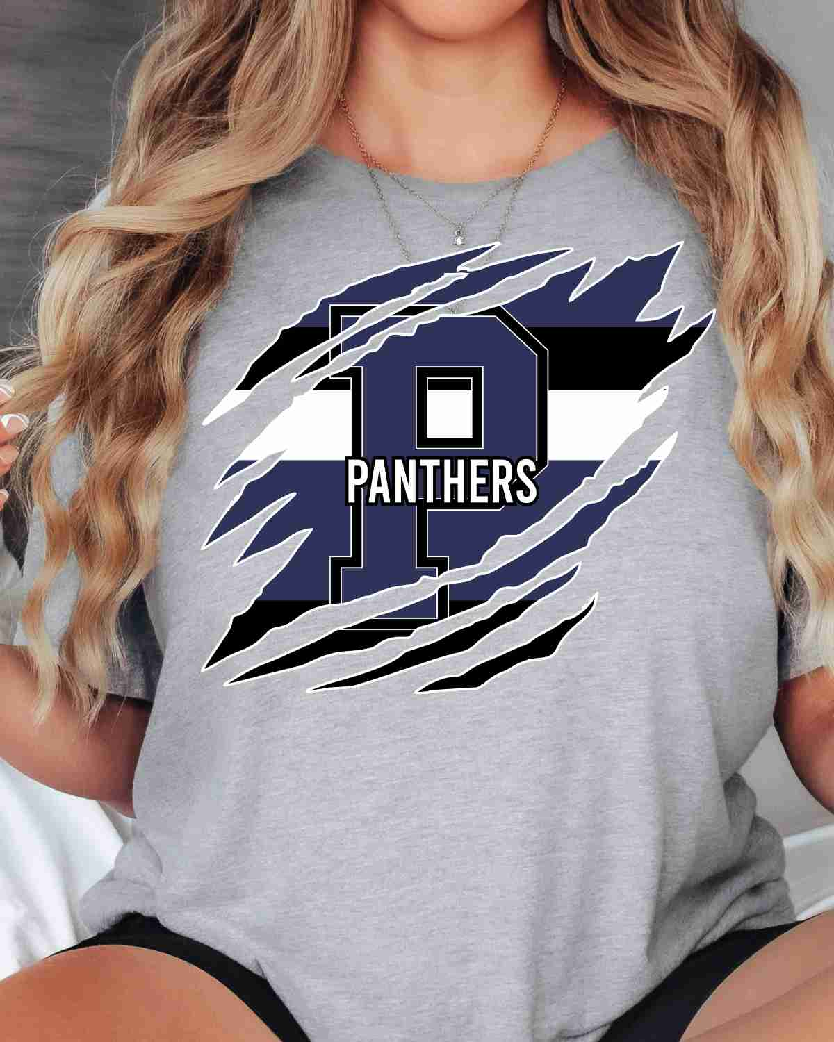 Panthers Swash Claw Mark DTF Transfer