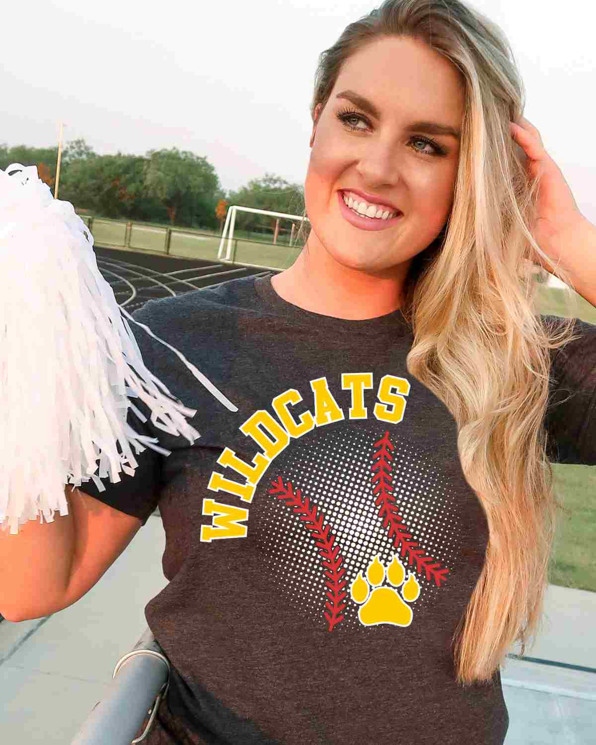 Wildcats Baseball Halftone DTF Transfer