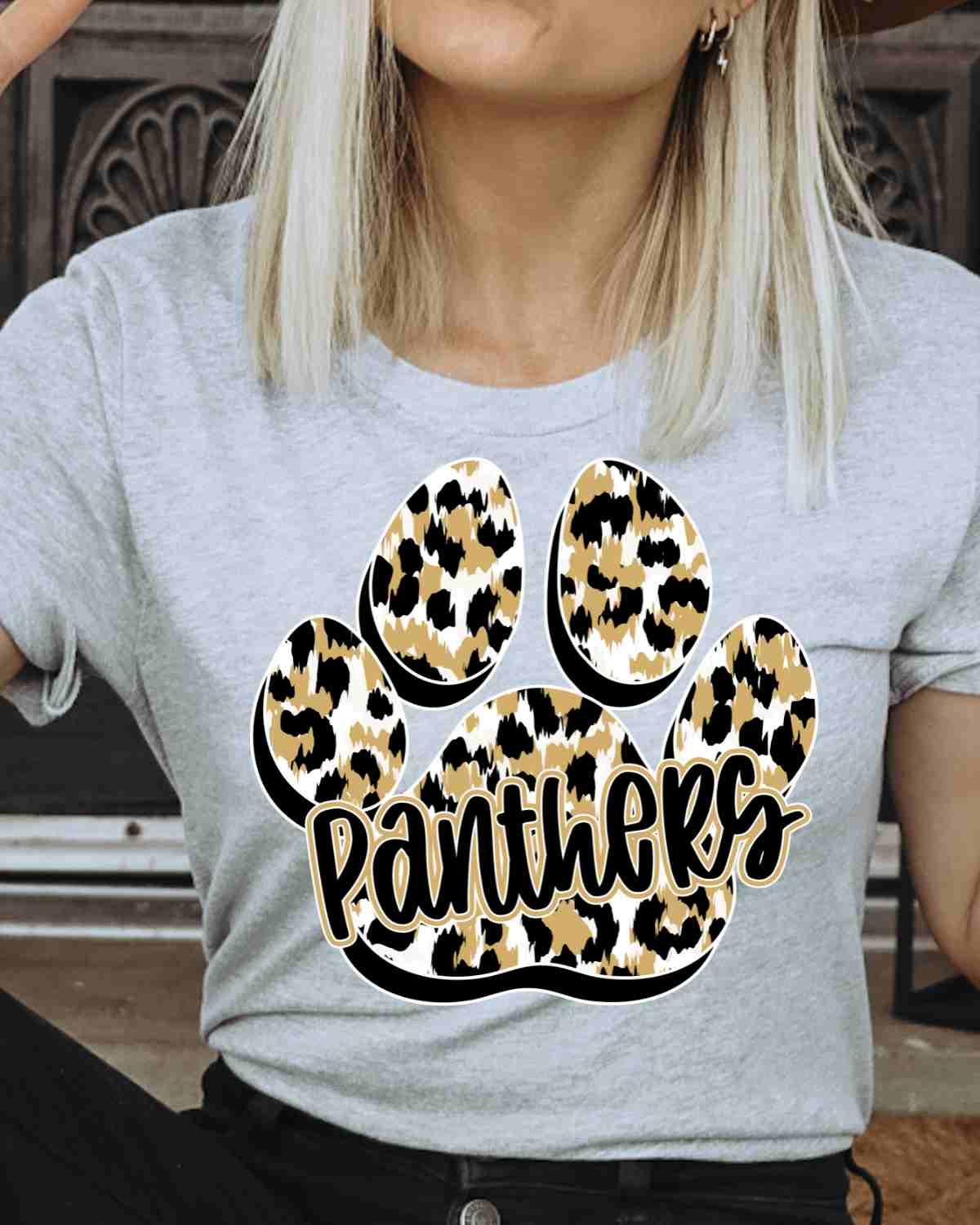 Panthers Paw Print DTF Transfer