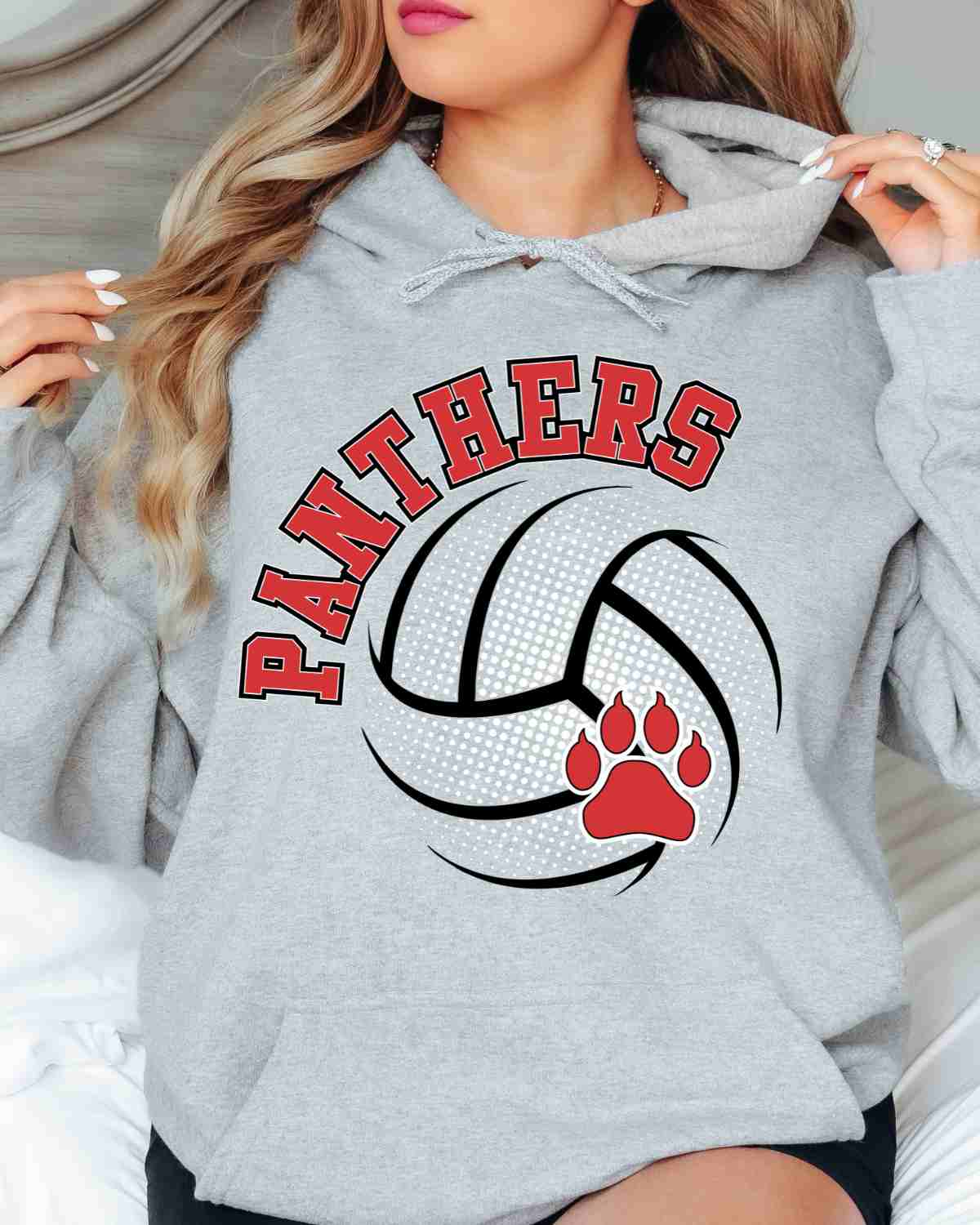 Panthers Volleyball Halftone DTF Transfer