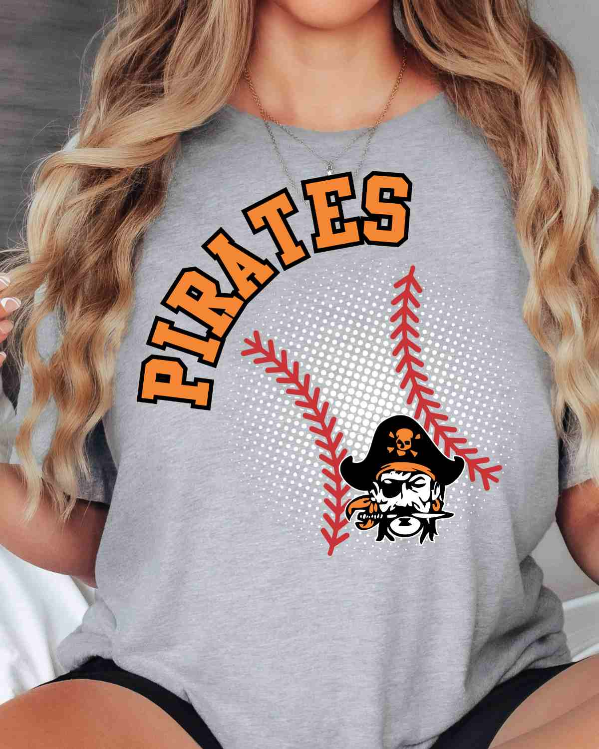 Pirates Baseball Halftone DTF Transfer