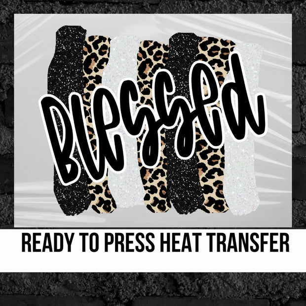 Ready to Press Heat Transfer / Sublimation Design / the Adventure Begins /  Camper / Camping / Cheetah Leoaprd / Turquoise / Cow Print 