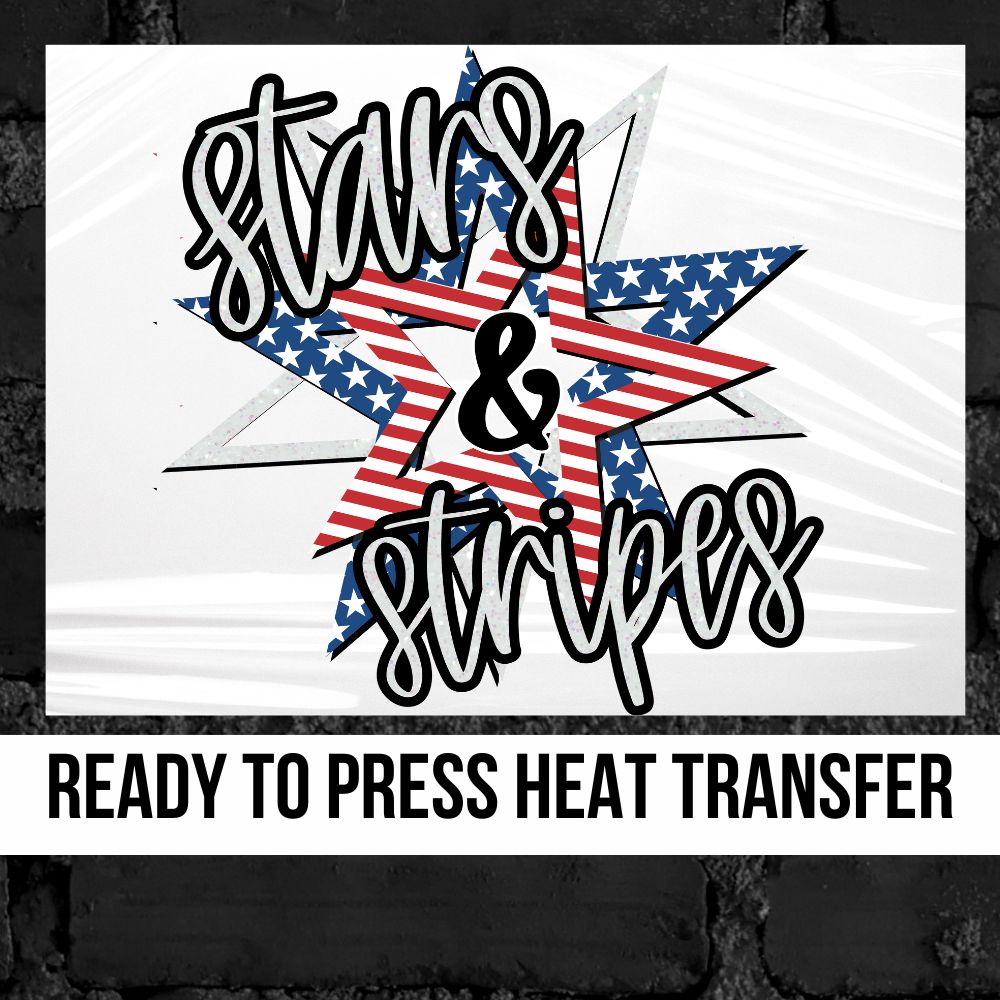 Stars & Stripes DTF Transfer