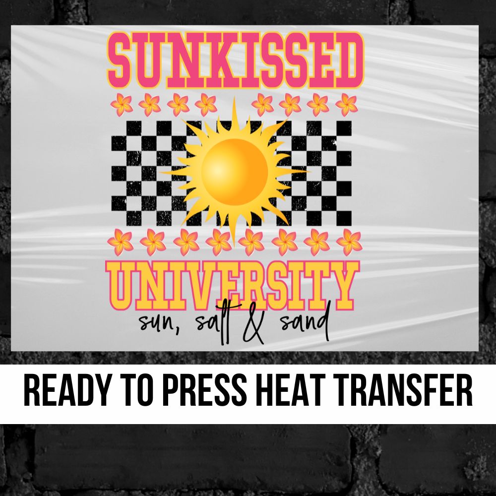 Sunkissed University DTF Transfer