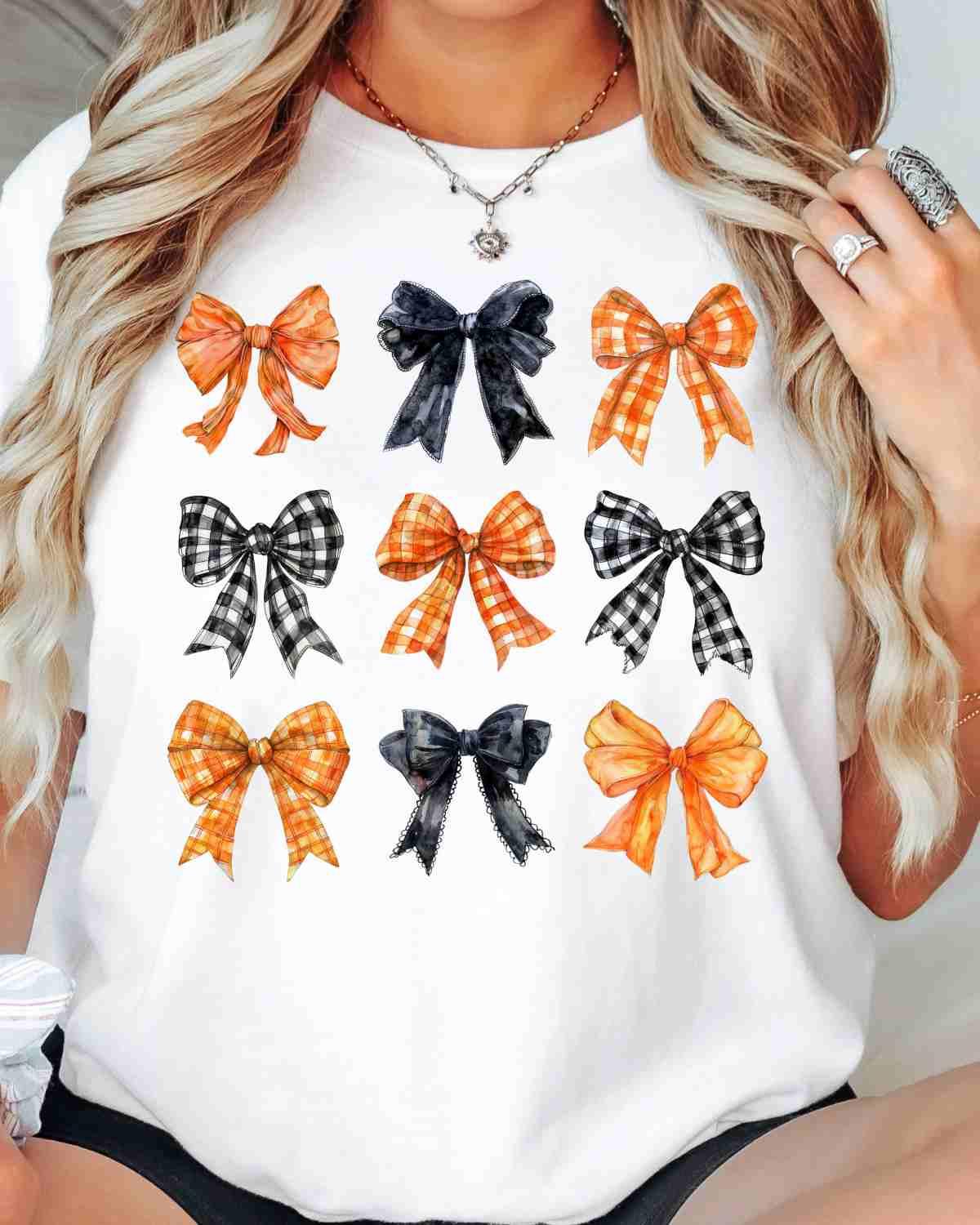 Halloween Coquette Bows DTF Transfer