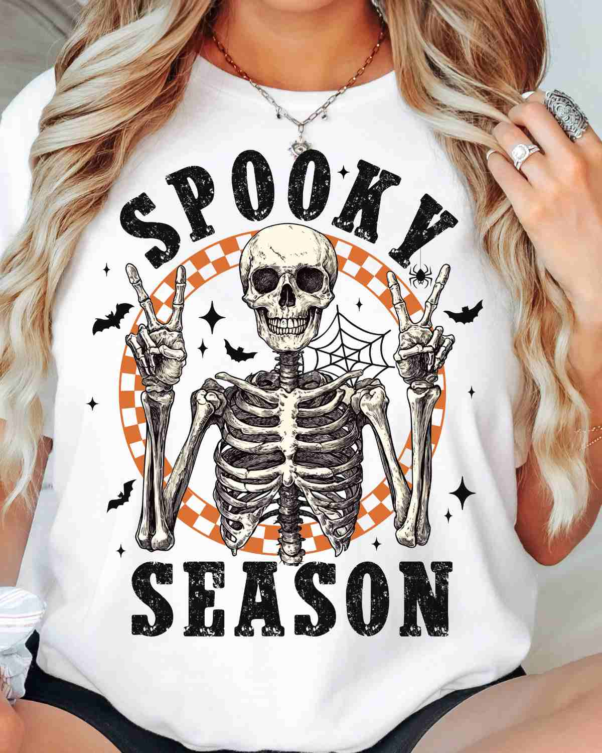 Spooky Season Skeleton DTF Transfer