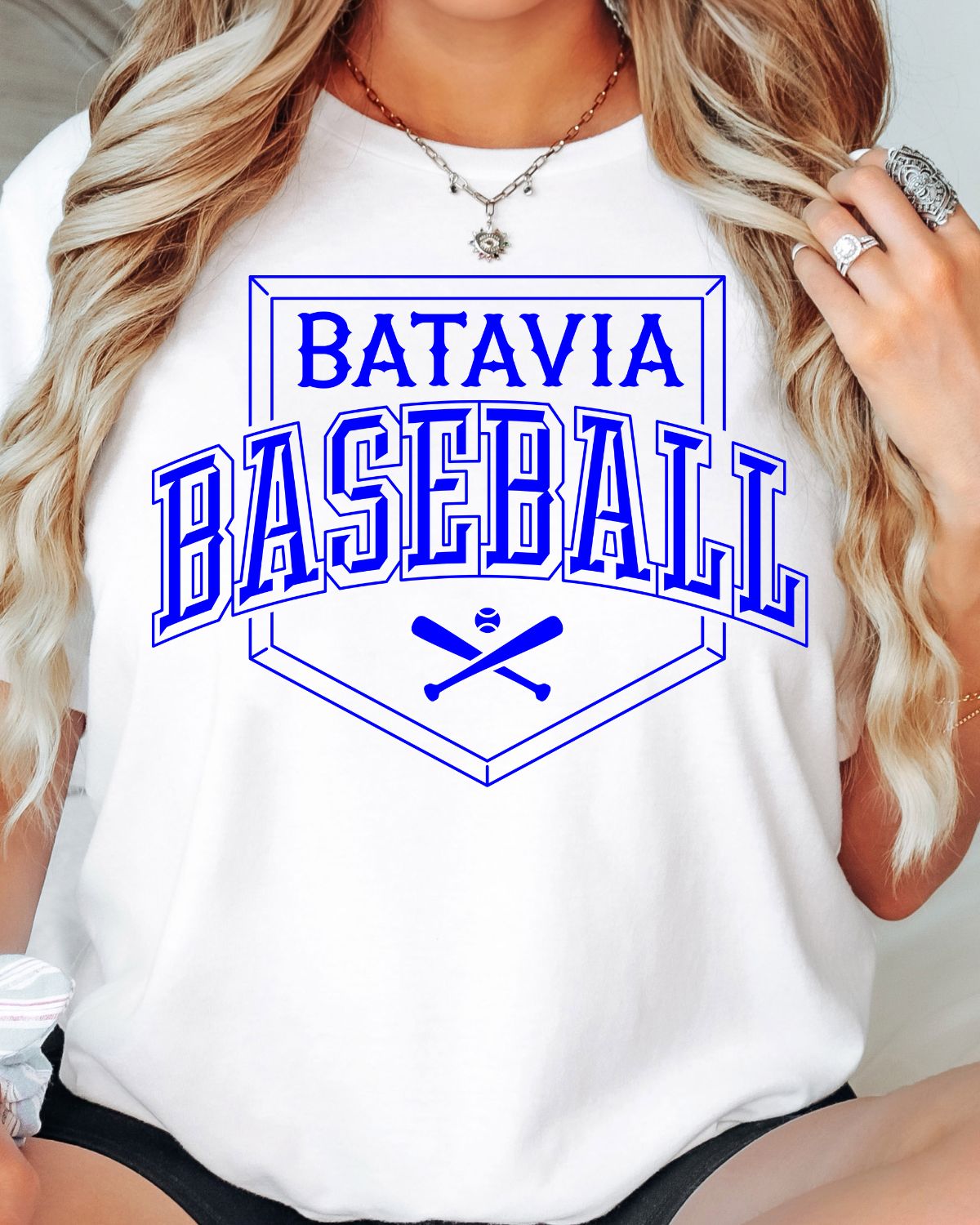 Batavia Baseball Home Plate DTF Transfer