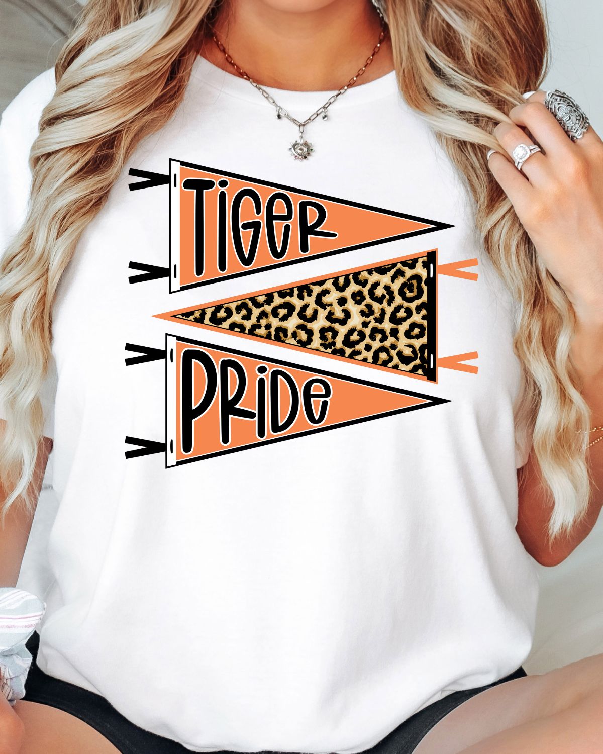 Tiger Pride Pennants DTF Transfer