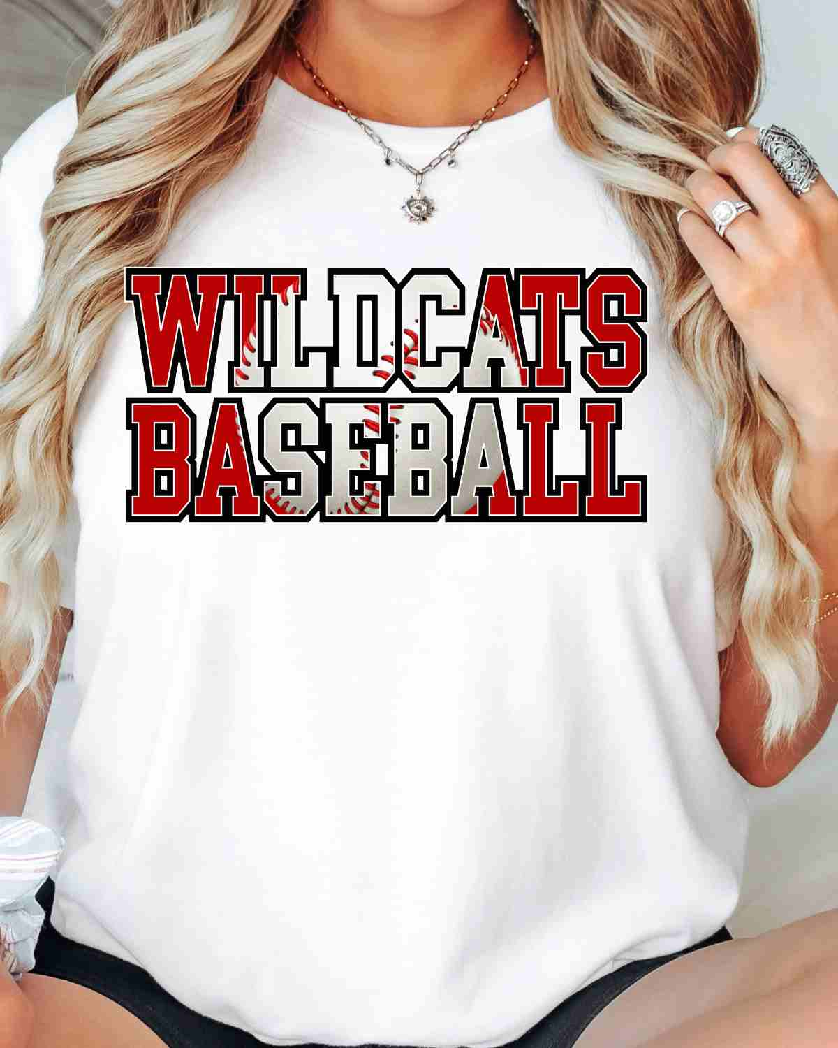 Wildcats Baseball Words DTF Transfer