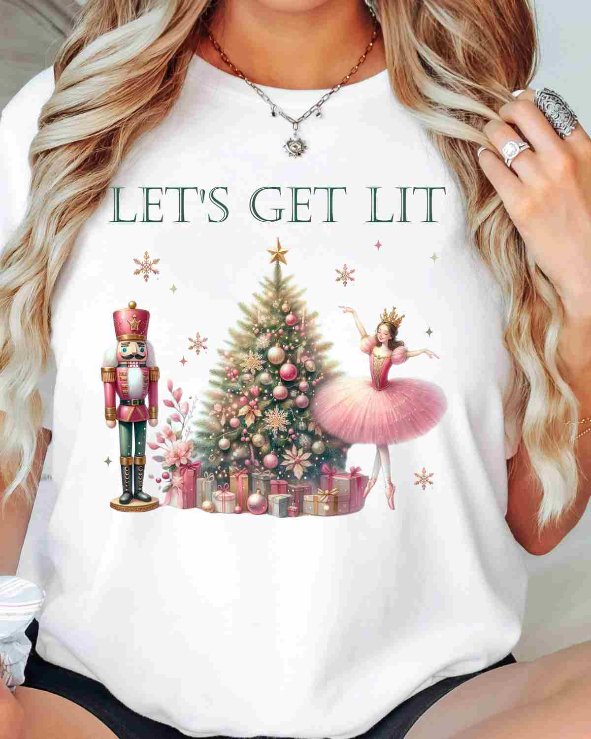 Let's Get Lit Nutcrackers DTF Transfer