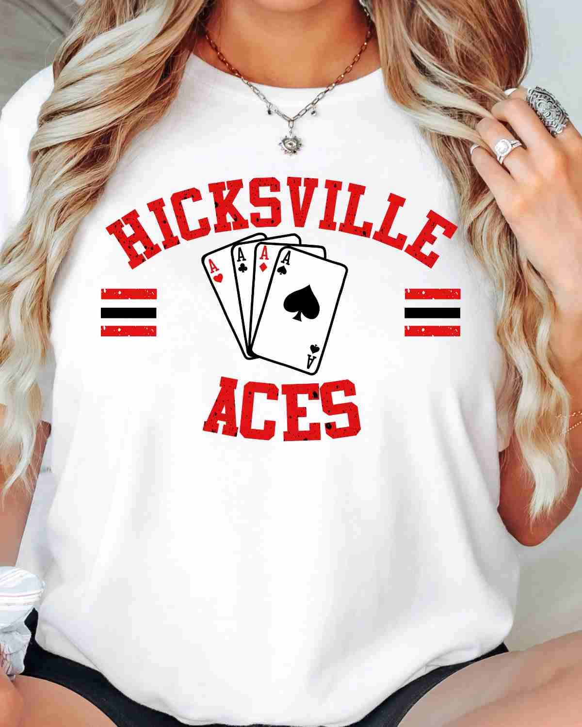 Hicksville Aces Circle Logo DTF Transfer