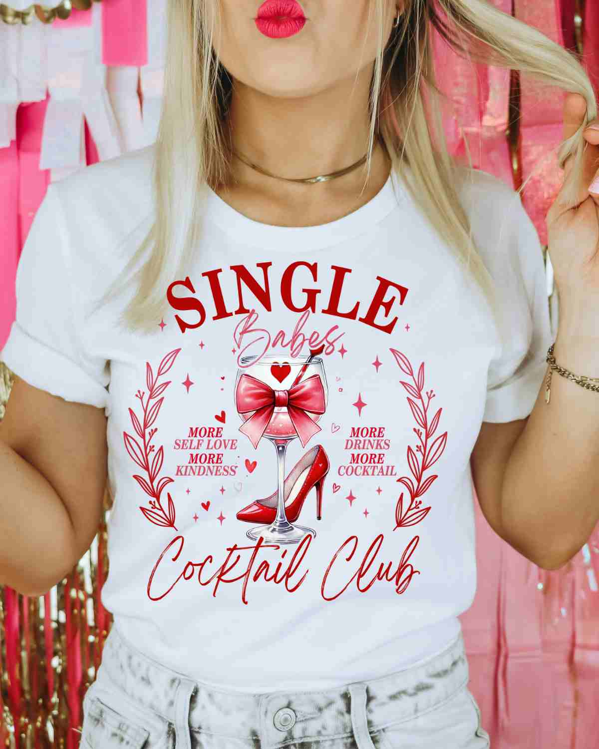 Single Babes Cocktail Club DTF Transfer