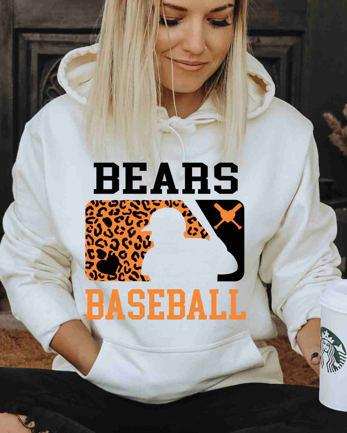 Bears Baseball Leopard Man DTF Transfer