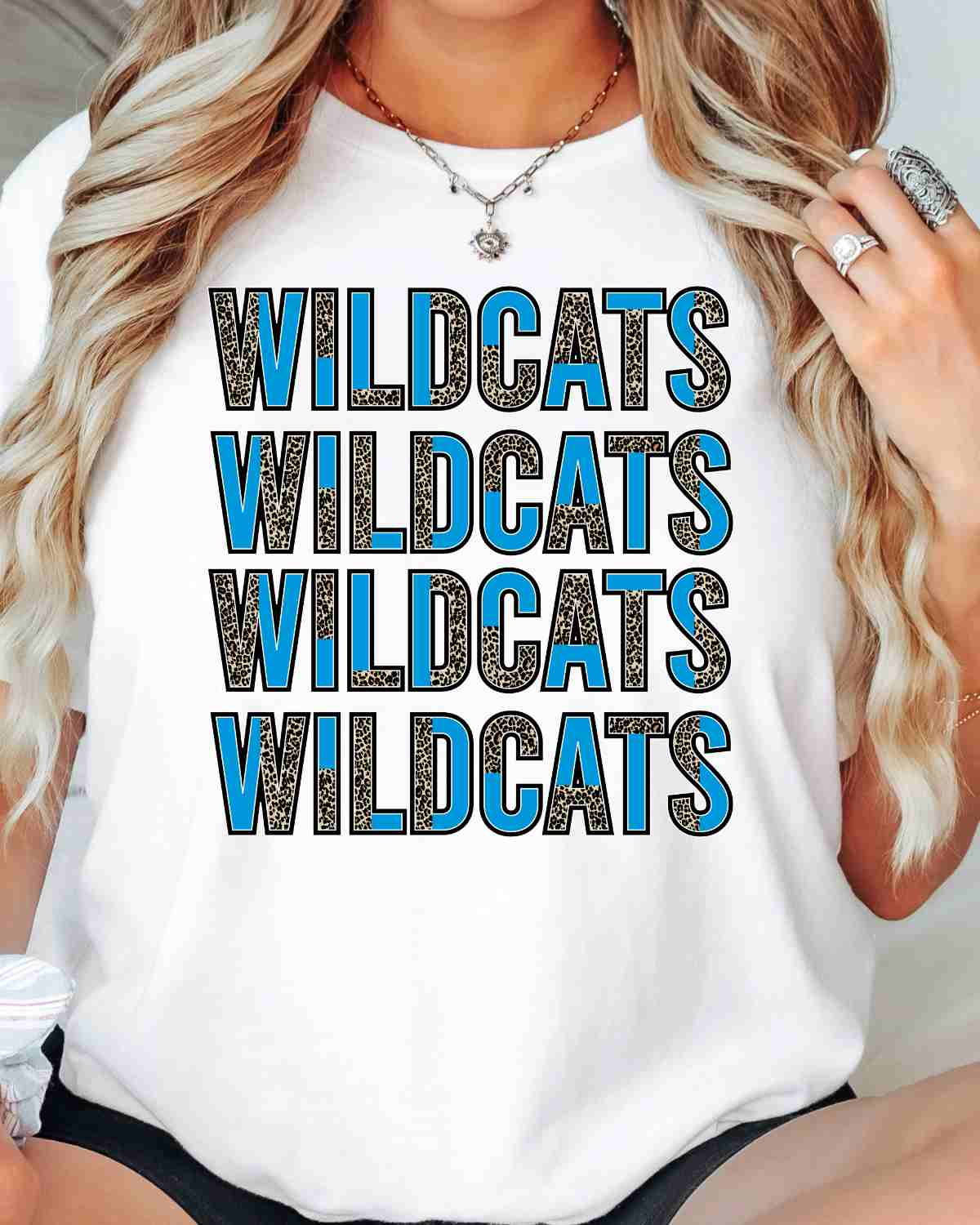 Wildcats Repeating Split Lettering DTF Transfer