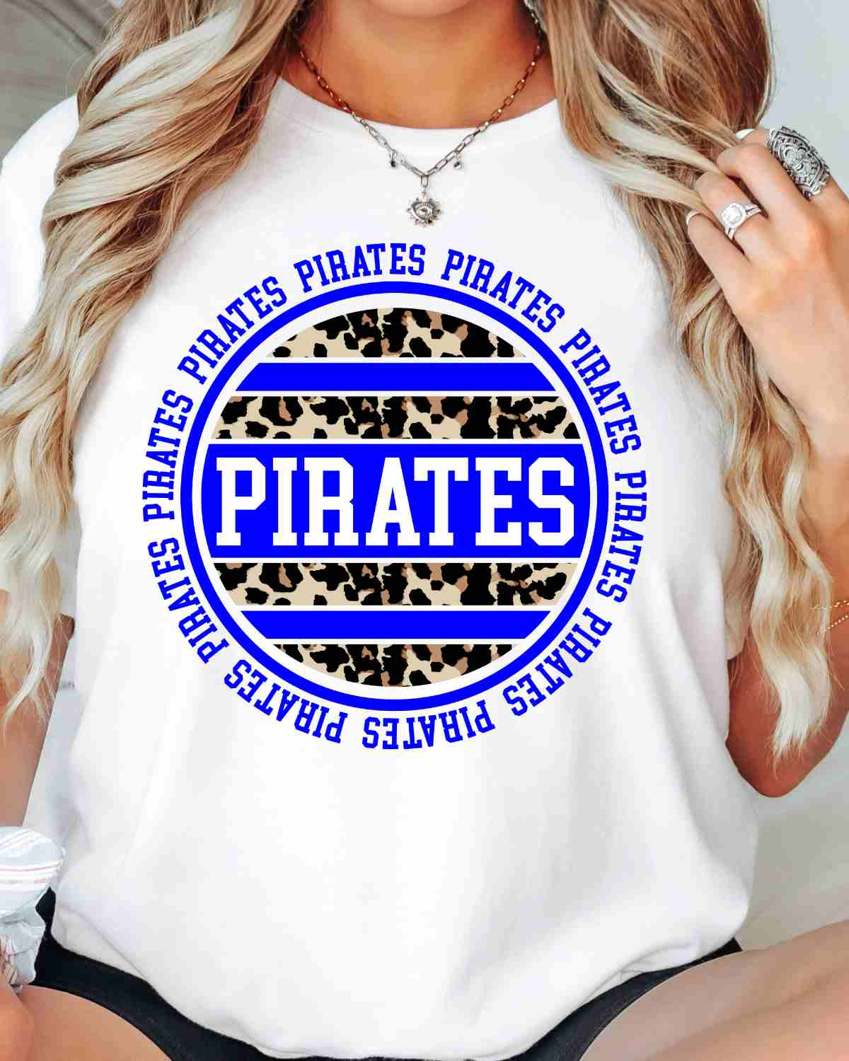 Pirates Leopard Circle DTF Transfer