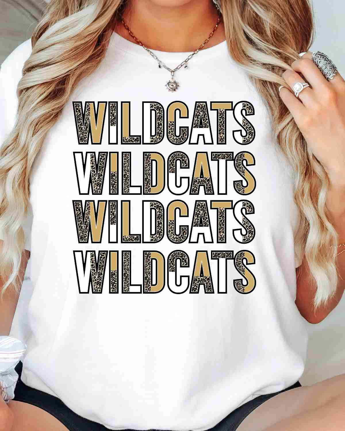 Wildcats Repeating Split Lettering DTF Transfer