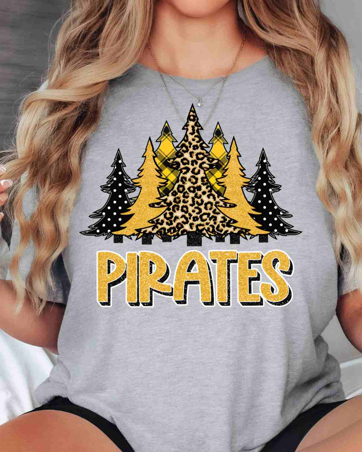 Pirates Christmas Trees DTF Transfer