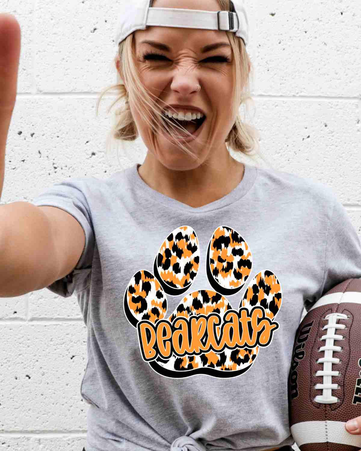 Bearcats Paw Print DTF Transfer