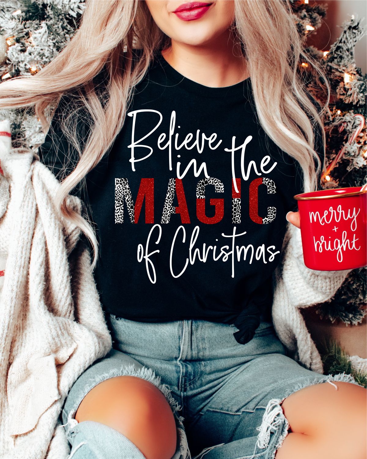 Believe in the MAGIC of Christmas DTF Transfer