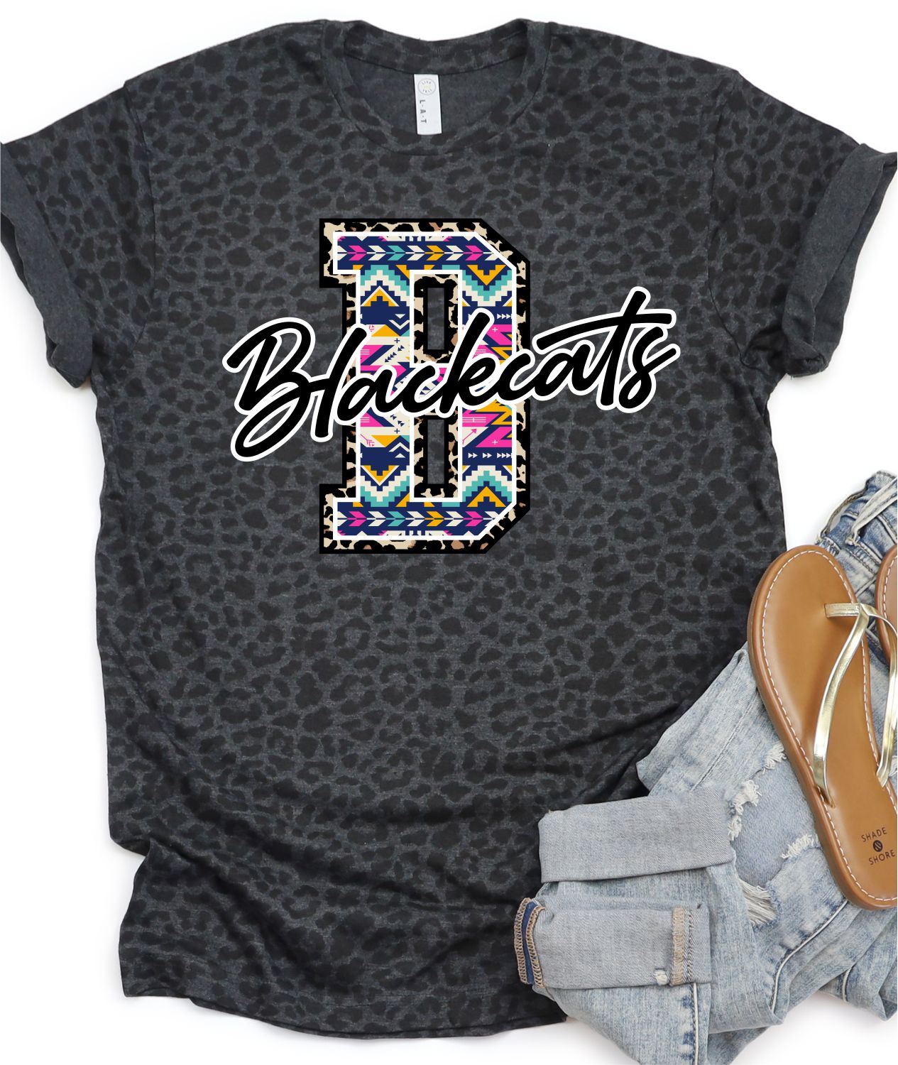 Blackcats Aztec Letter DTF Transfer