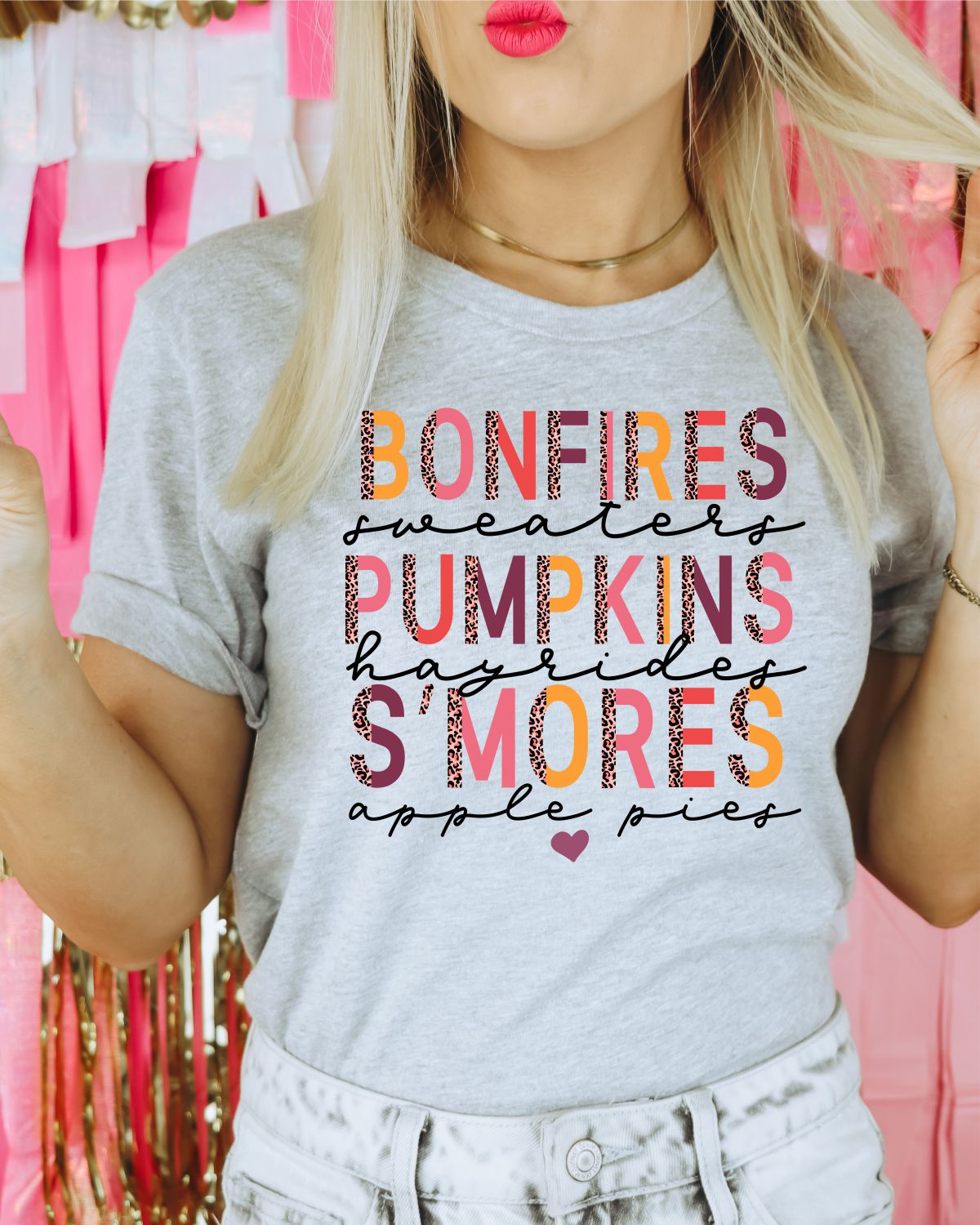 Bonfires Pumpkins Smores DTF Transfer