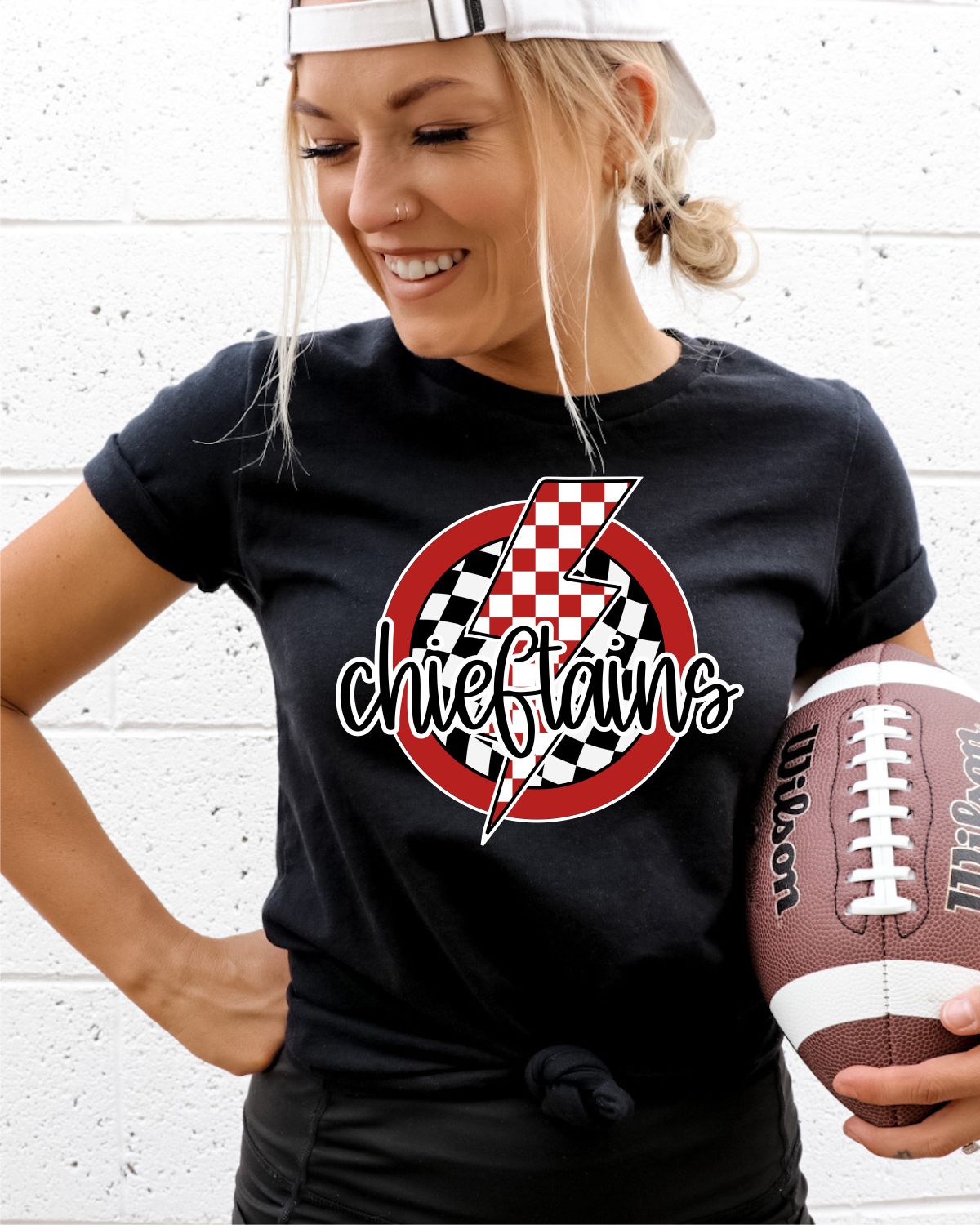 Chieftains Checkered Circle Bolt DTF Transfer