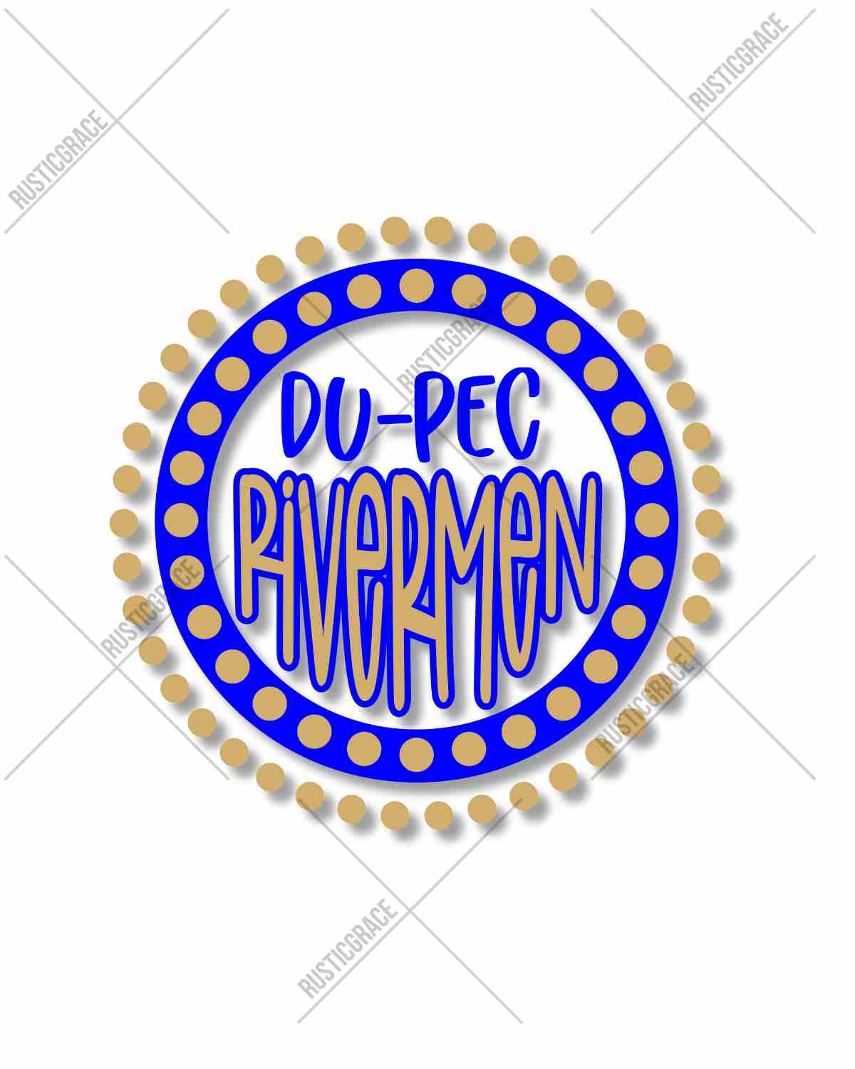 Rivermen Spirit Circle Dot DTF Transfer