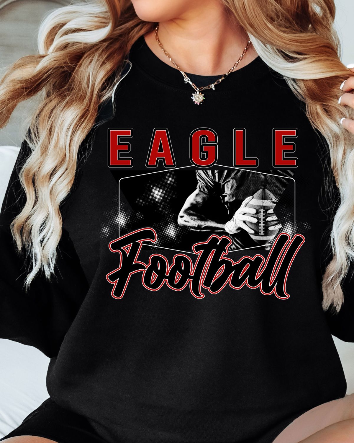 Eagle Football Photo DTF Transfer, rusticgracecompany.com