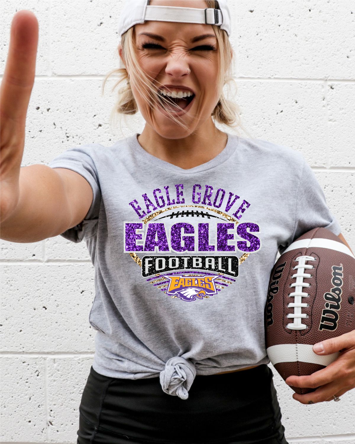 Eagle Grove Eagles Football with Lines DTF Transfer, rusticgracecompany.com