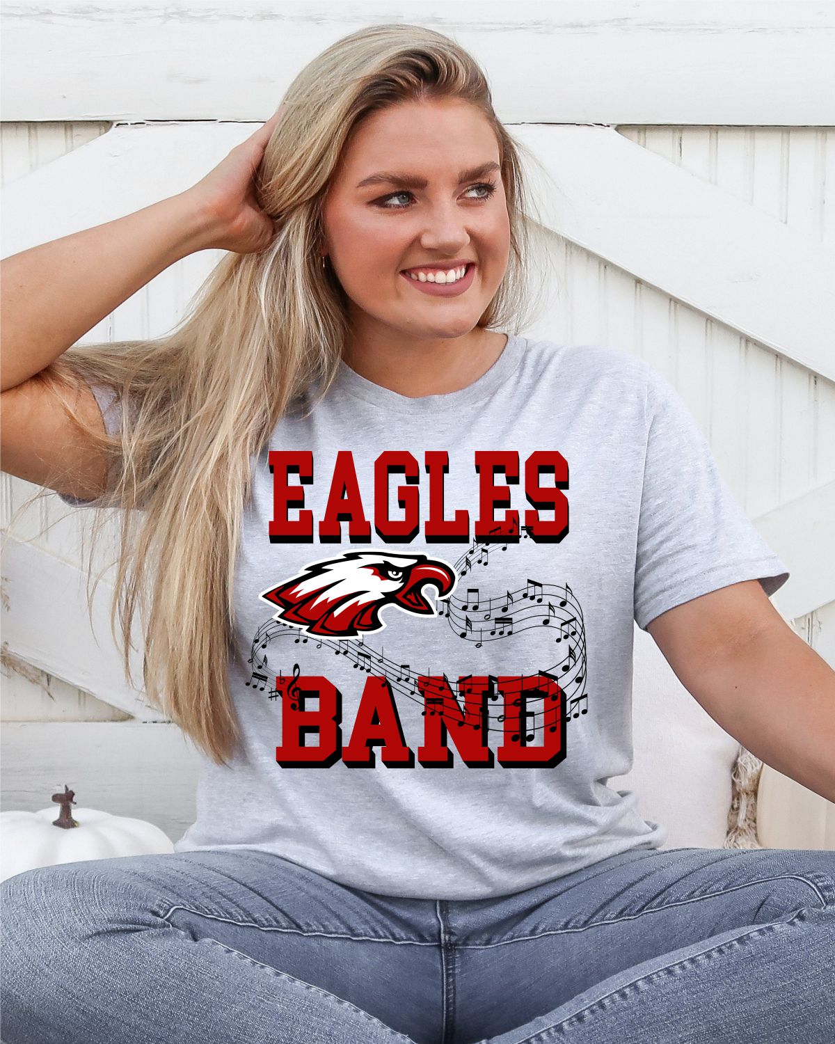 Eagles Band Music Notes DTF Transfer, rusticgracecompany.com