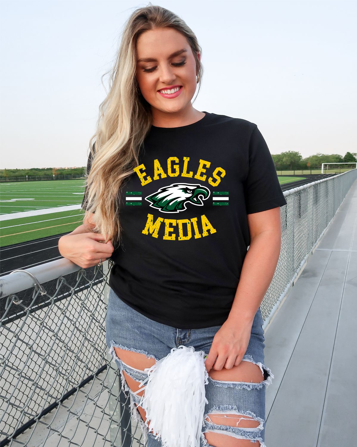 Eagles Media Circle Logo DTF Transfer, https://www.rusticgracecompany.com