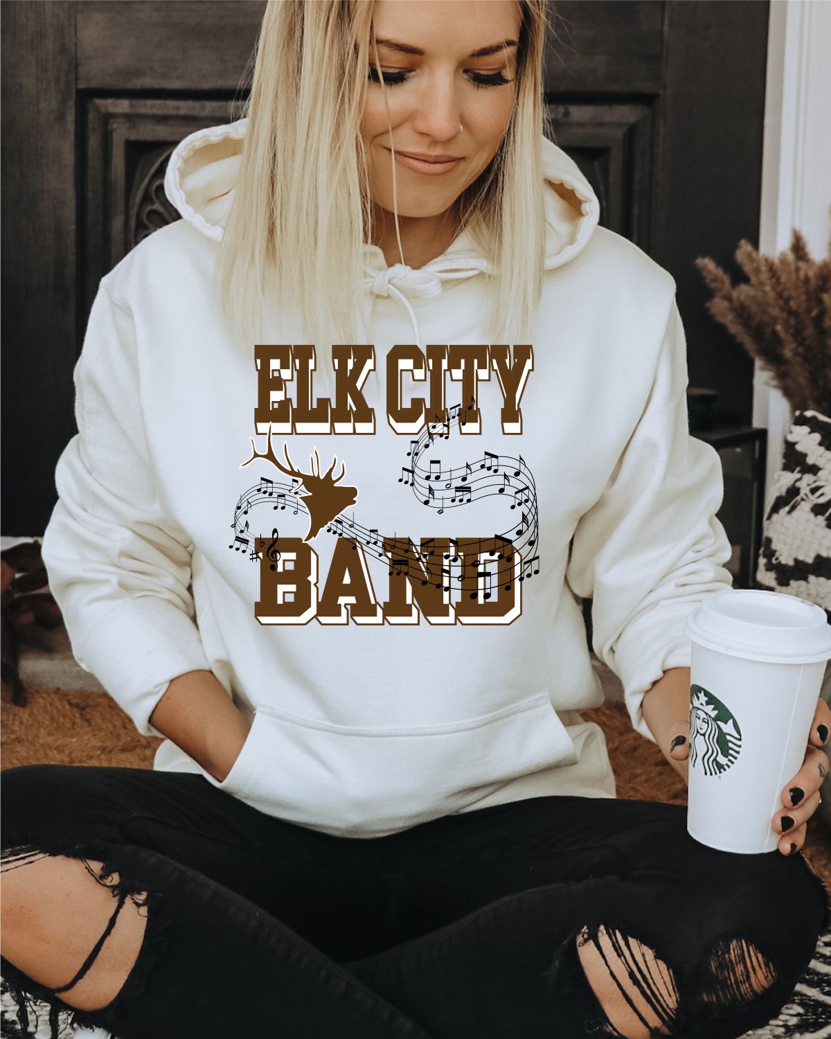 Elk City Band Music Notes DTF Transfer